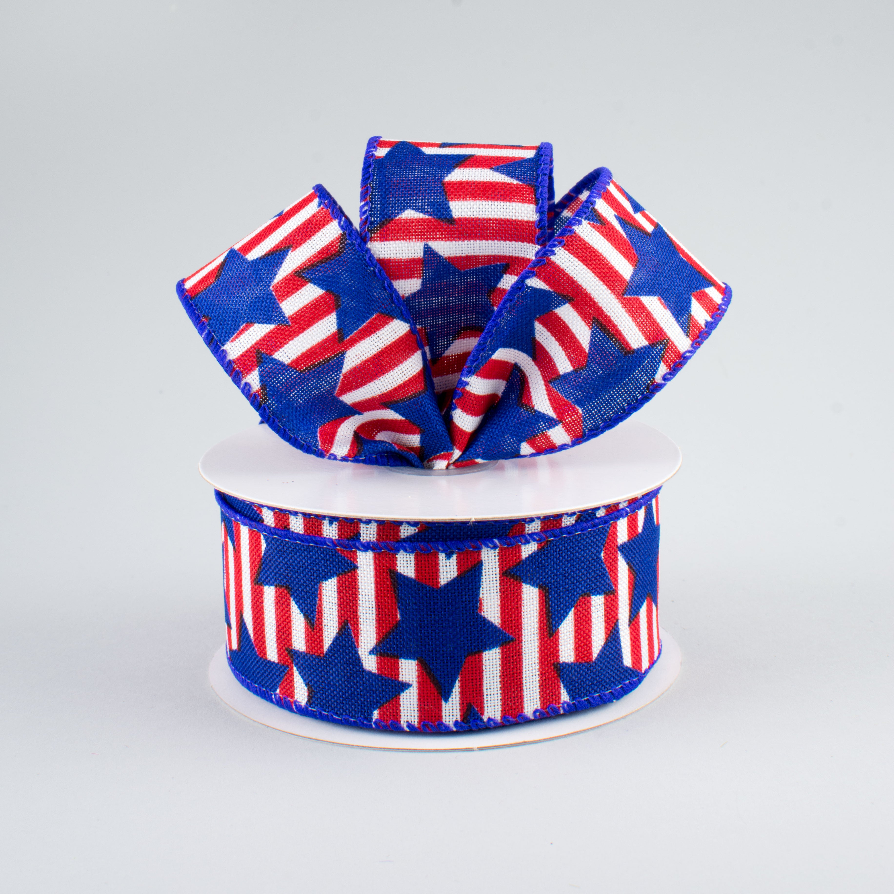 1.5" Stars On Stripes Ribbon (10 Yards) Lifestyle Photo
