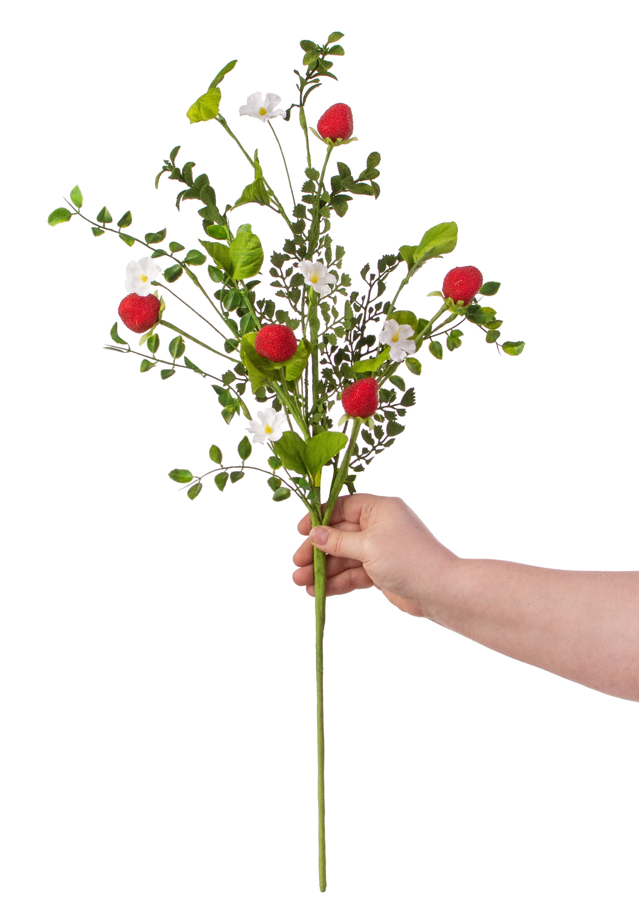 28" Strawberry & Fern Spray detail photo 3