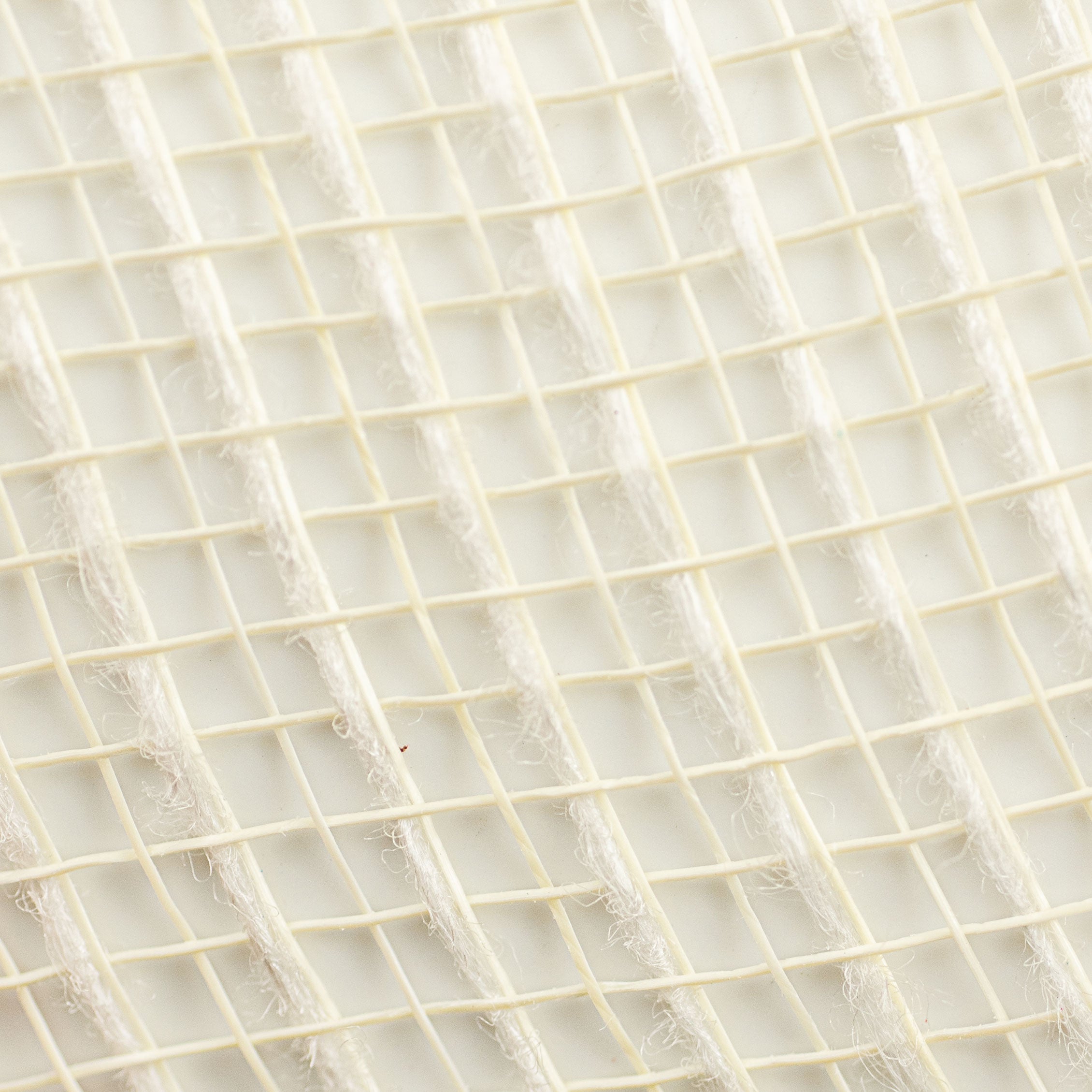 10" Stripe Fabric Mesh: Cream White detail photo 3