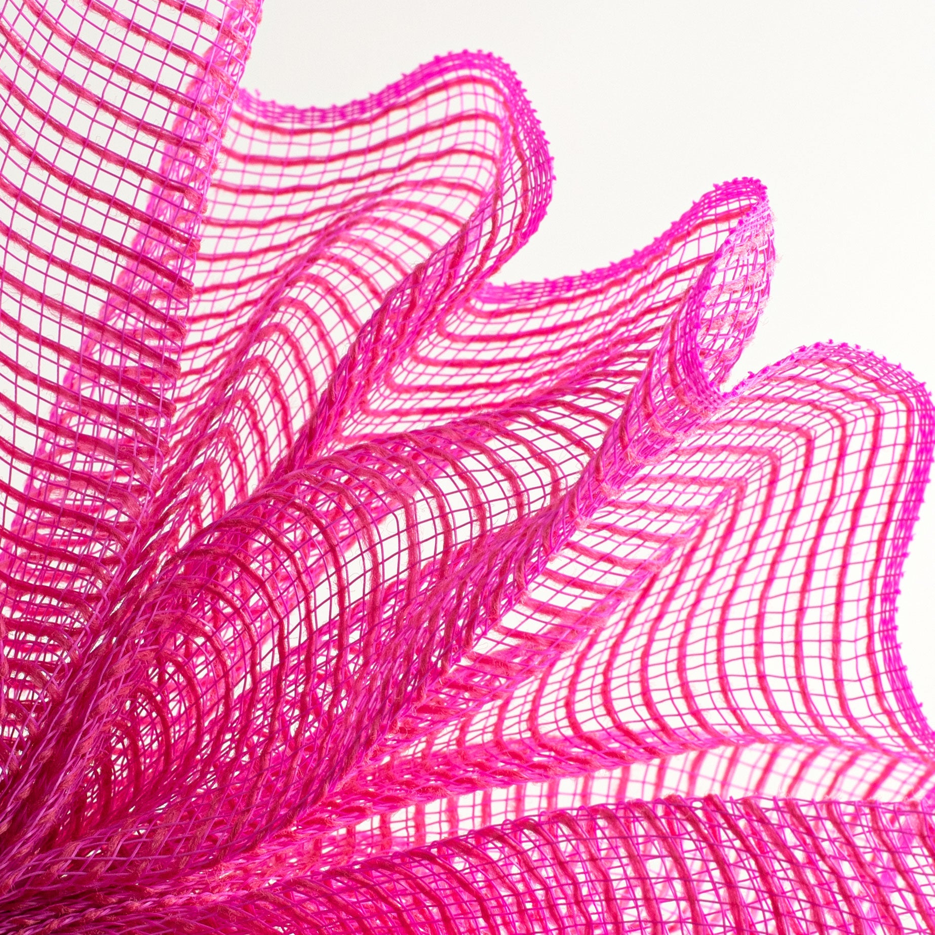 10" Stripe Fabric Mesh: Hot Pink Lifestyle Photo