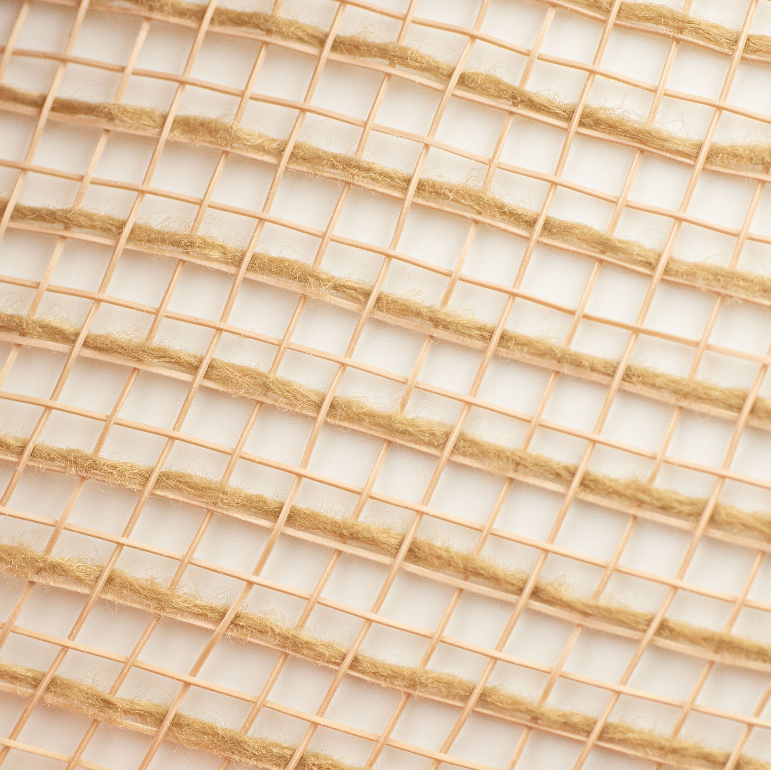 10" Stripe Fabric Mesh: Natural detail photo 3
