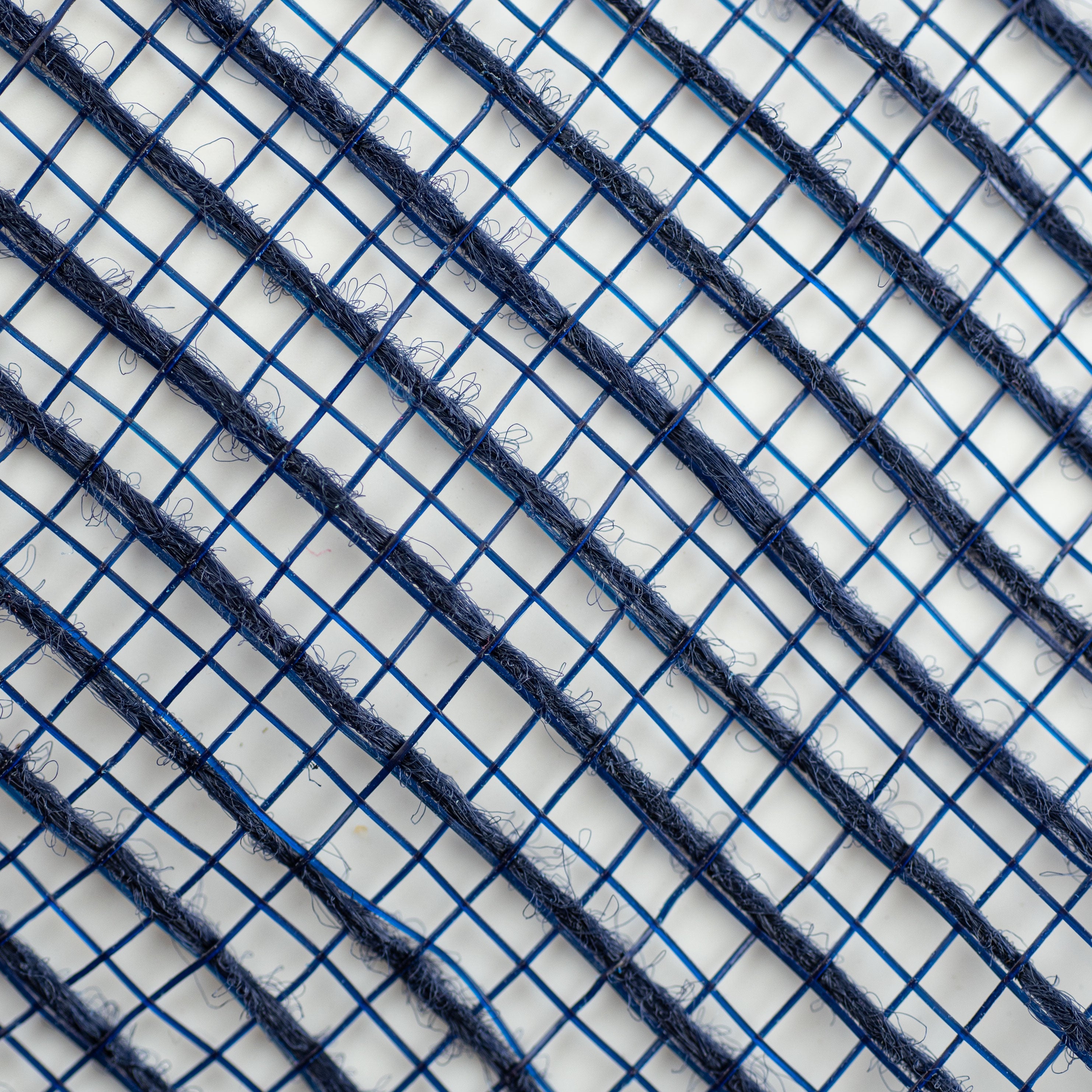 10" Stripe Fabric Mesh: Navy Blue detail photo 3