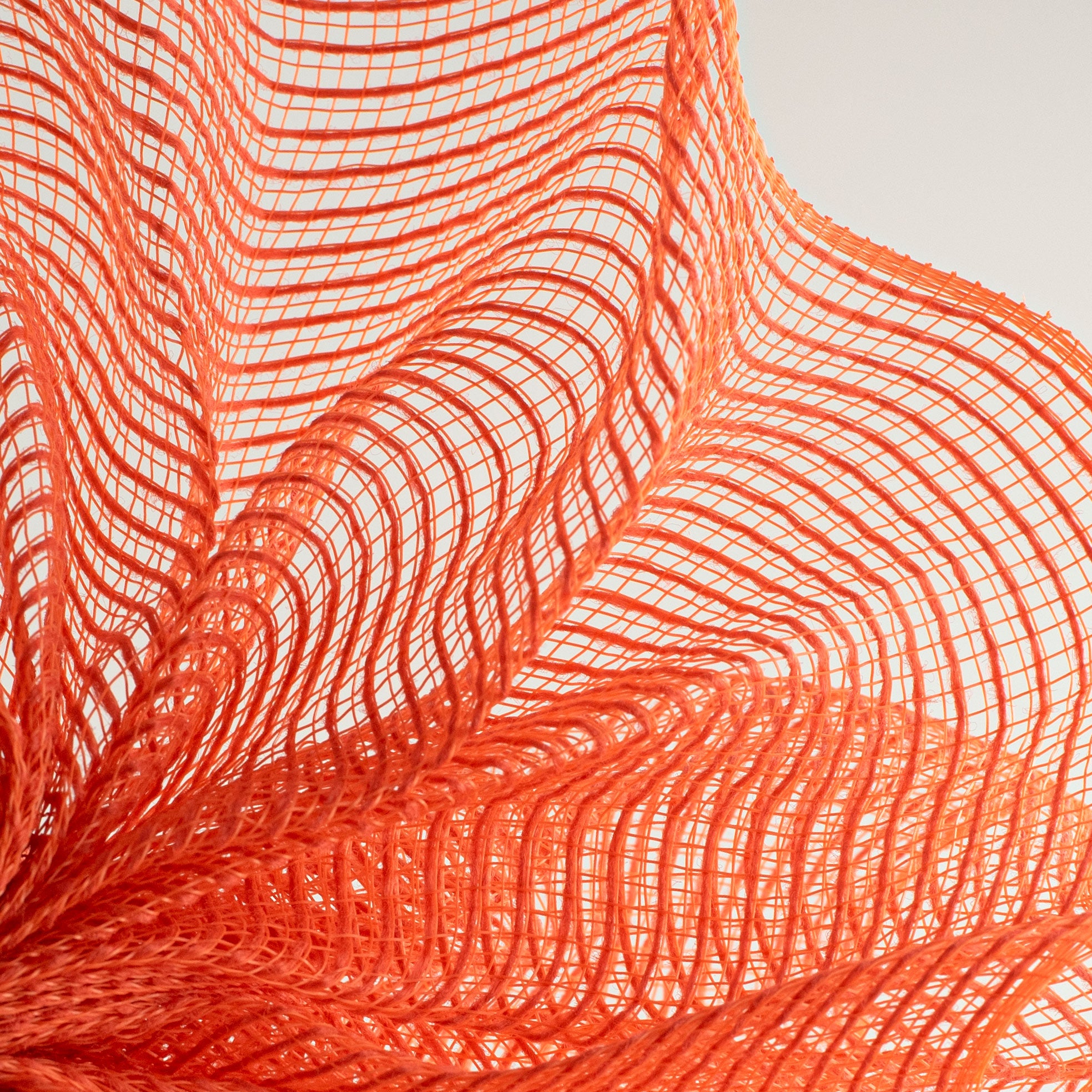 10" Stripe Fabric Mesh: Orange Lifestyle Photo