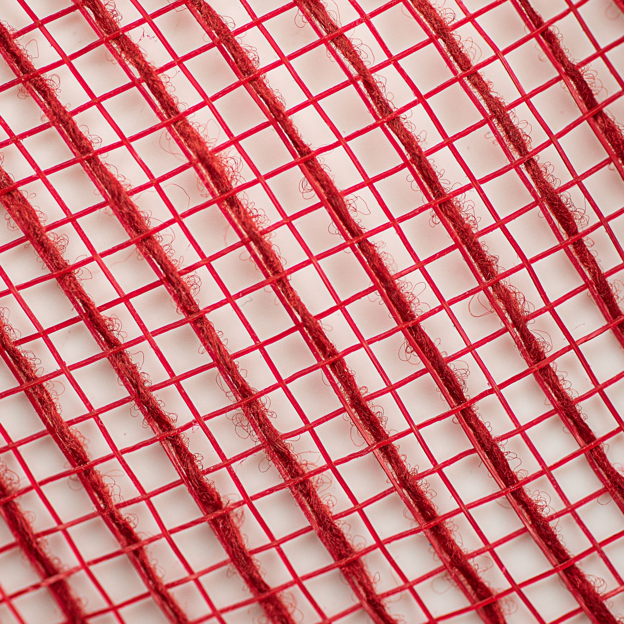 10" Stripe Fabric Mesh: Red detail photo 3