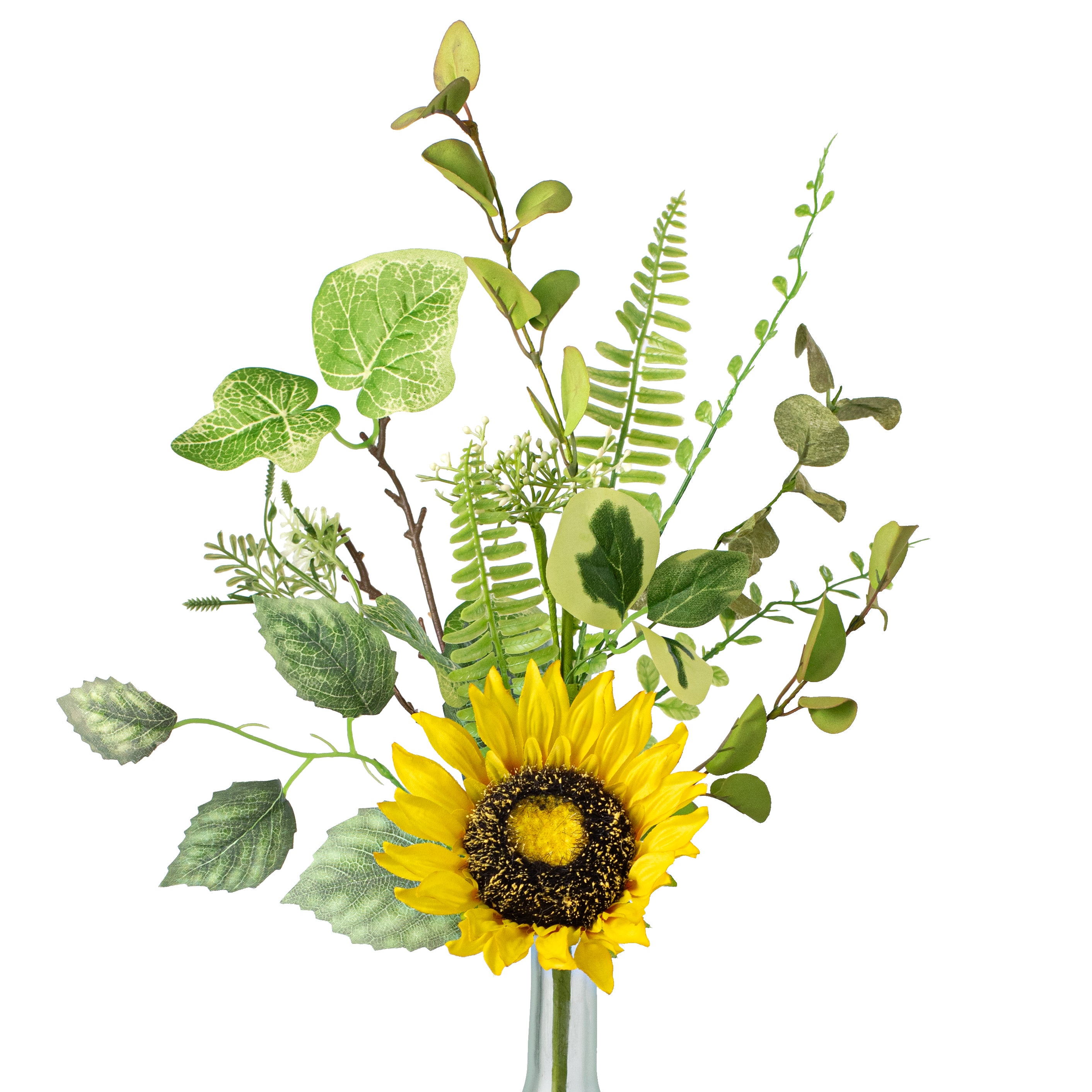 19" Sunflower & Greenery Pick Item Number: 62202