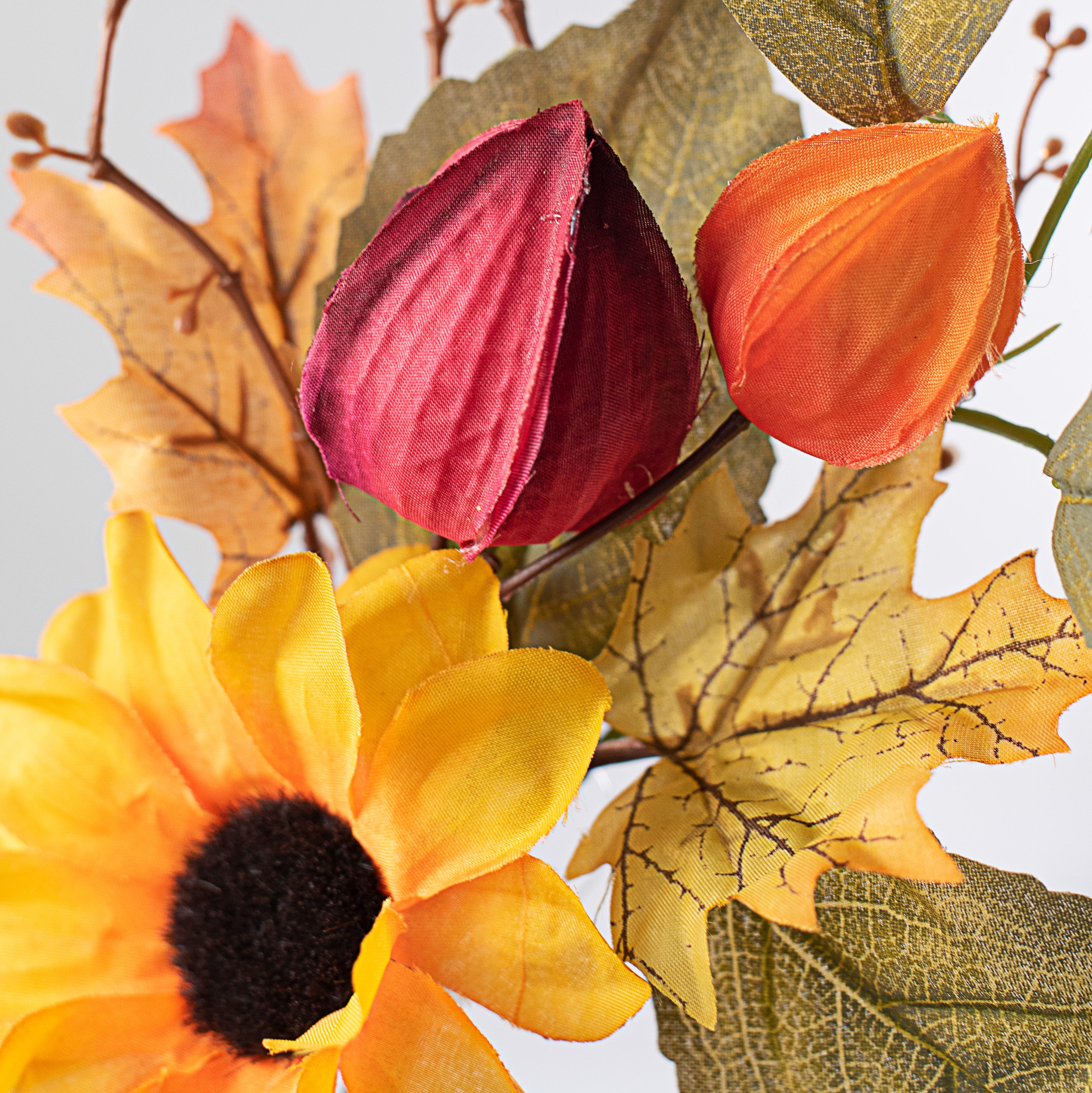 15" Sunflower Lantern Pick Lifestyle Photo