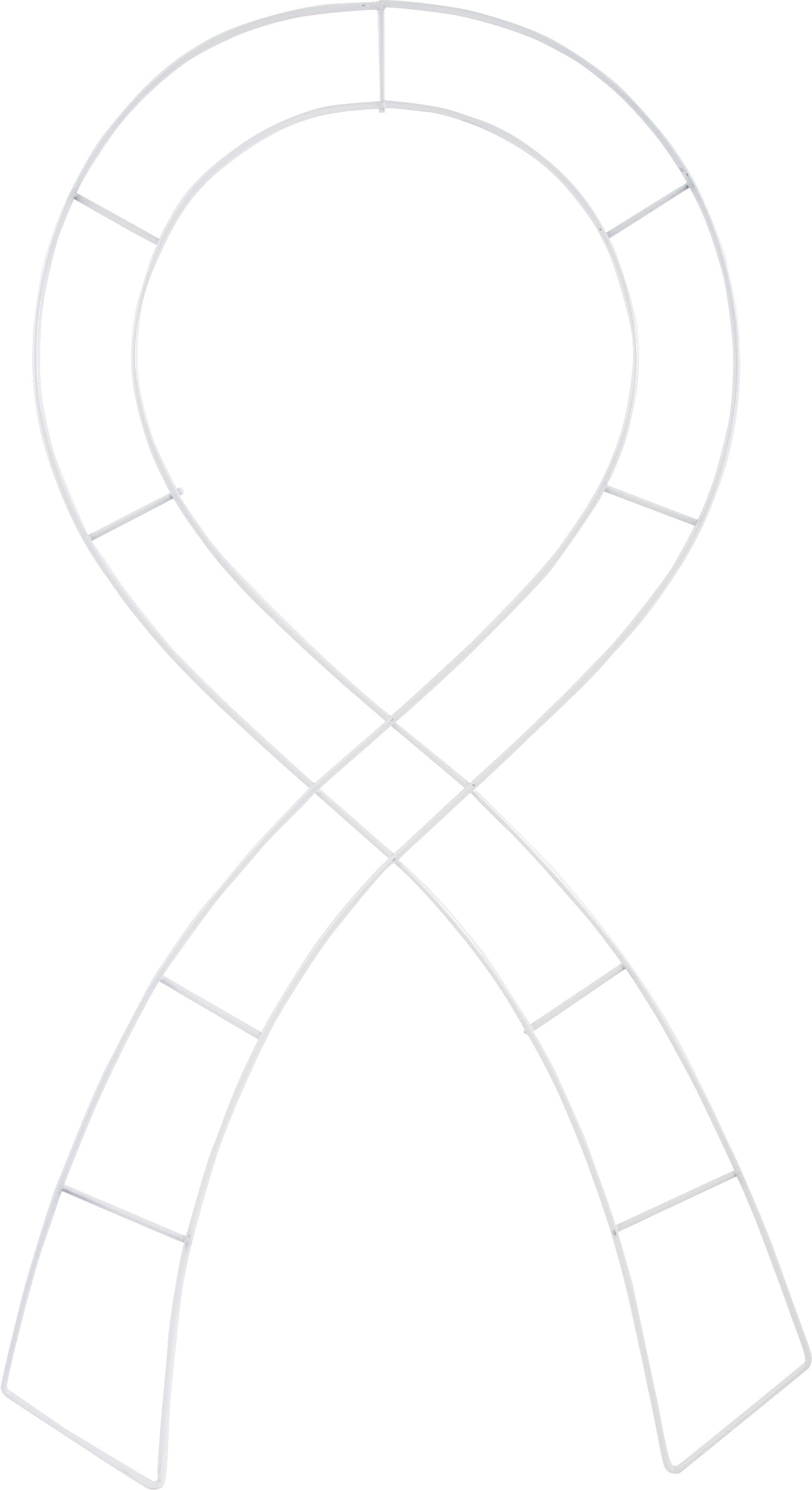24" Support Ribbon Wire Frame: White Item Number: MD009827