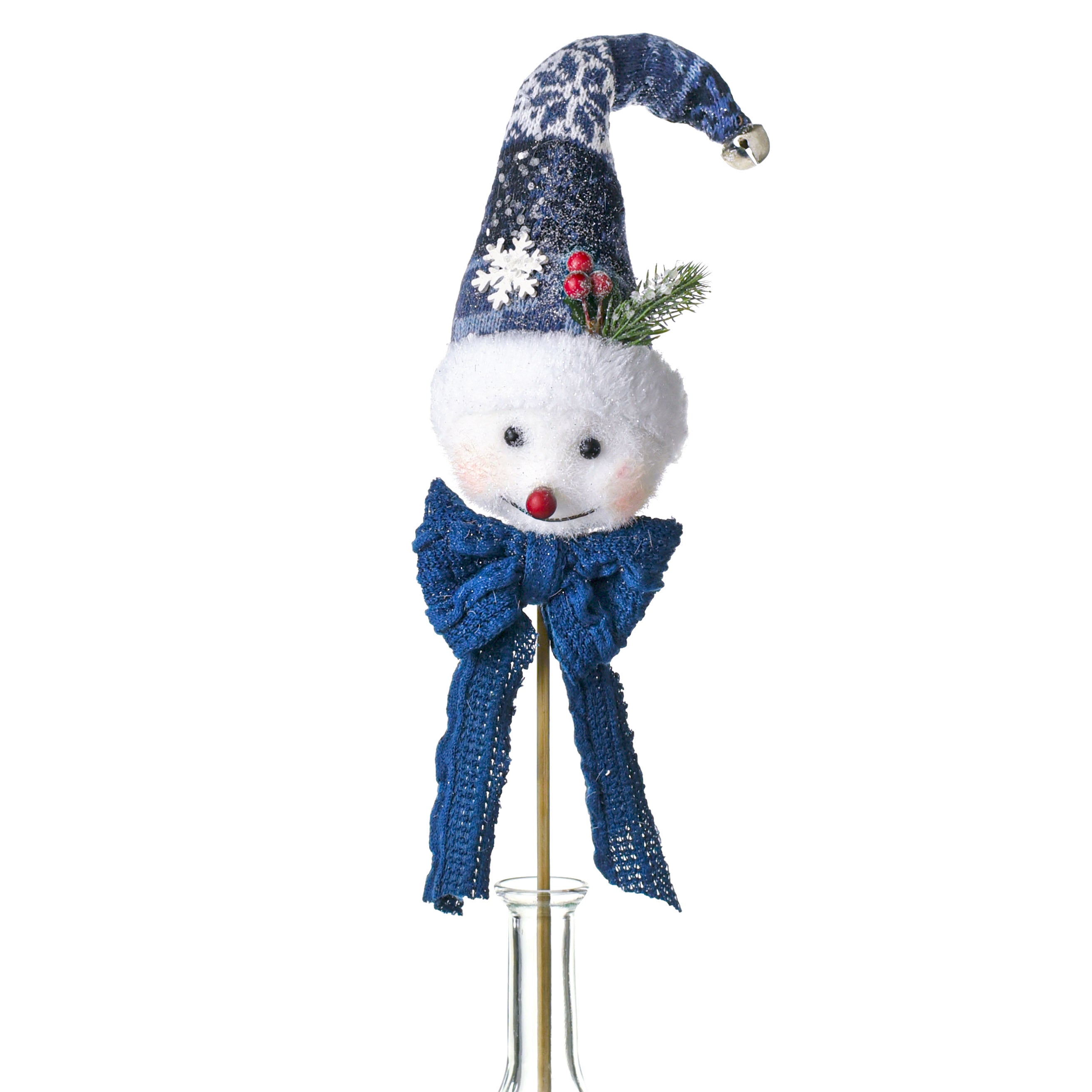 23.5" Sweet Snowman Pick: Blue Item Number: 131483