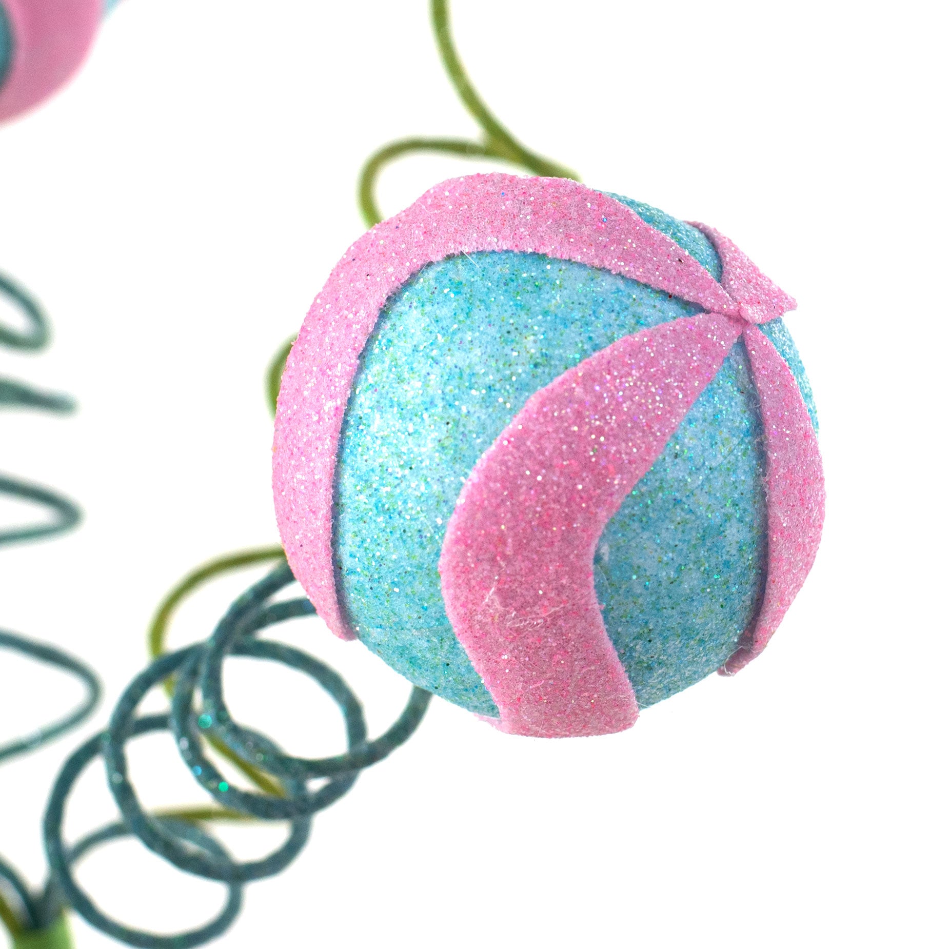 16" Swirl Ball Pick: Blue, Yellow, Pink Lifestyle Photo