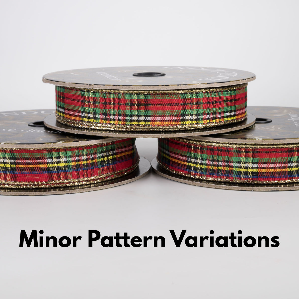 1" Tartan Plaid Metallic Backed Ribbon: Classic Tartan (10 Yards) Lifestyle Photo