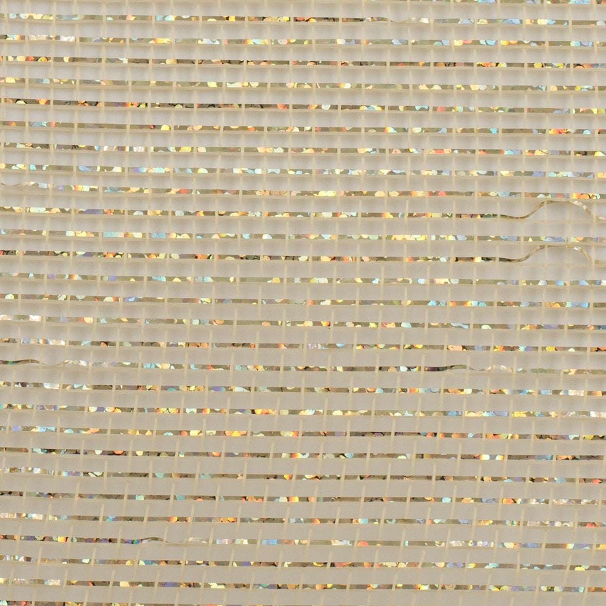 10" Thin Laser Foil Mesh: Champagne Gold detail photo 3