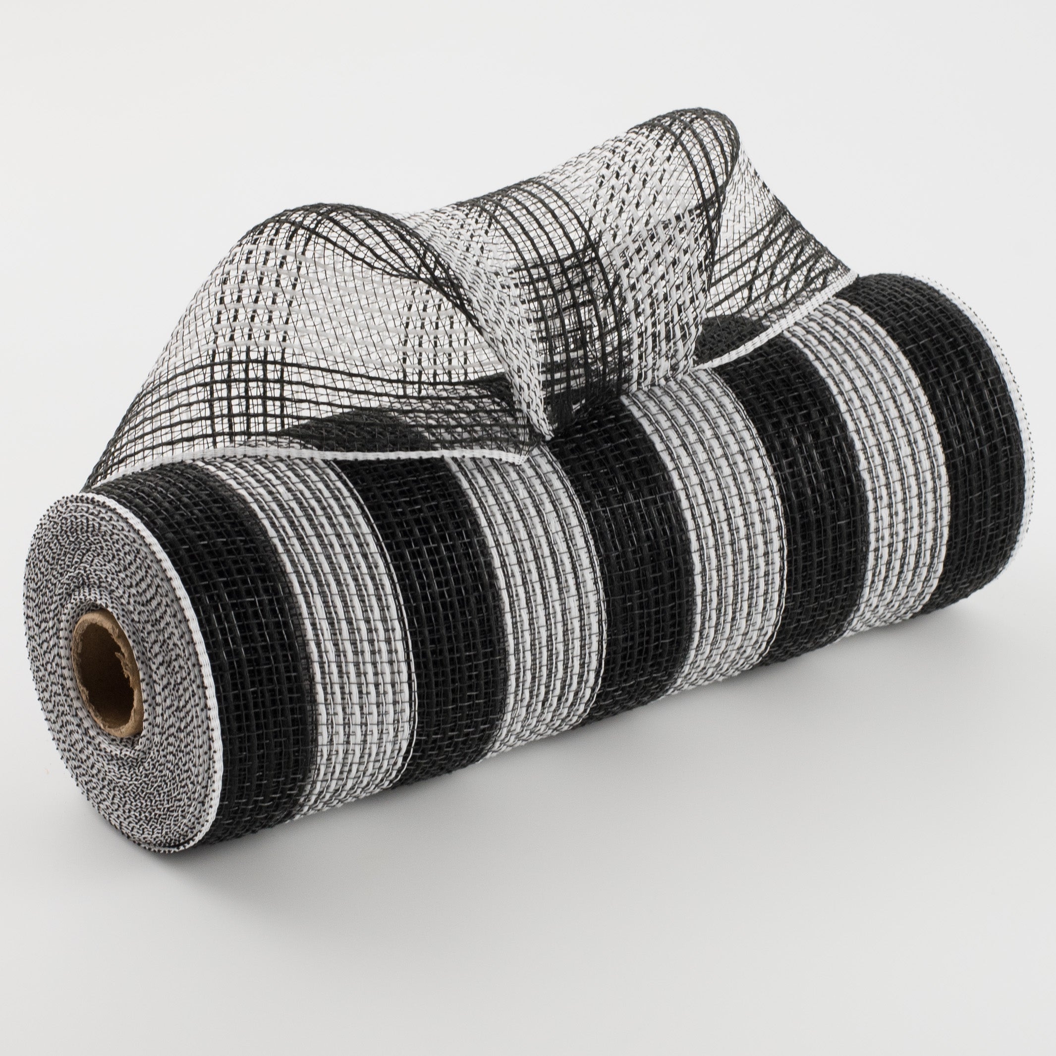 10" Thin Stripe Fabric Mesh: Black & White Item Number: RY831962
