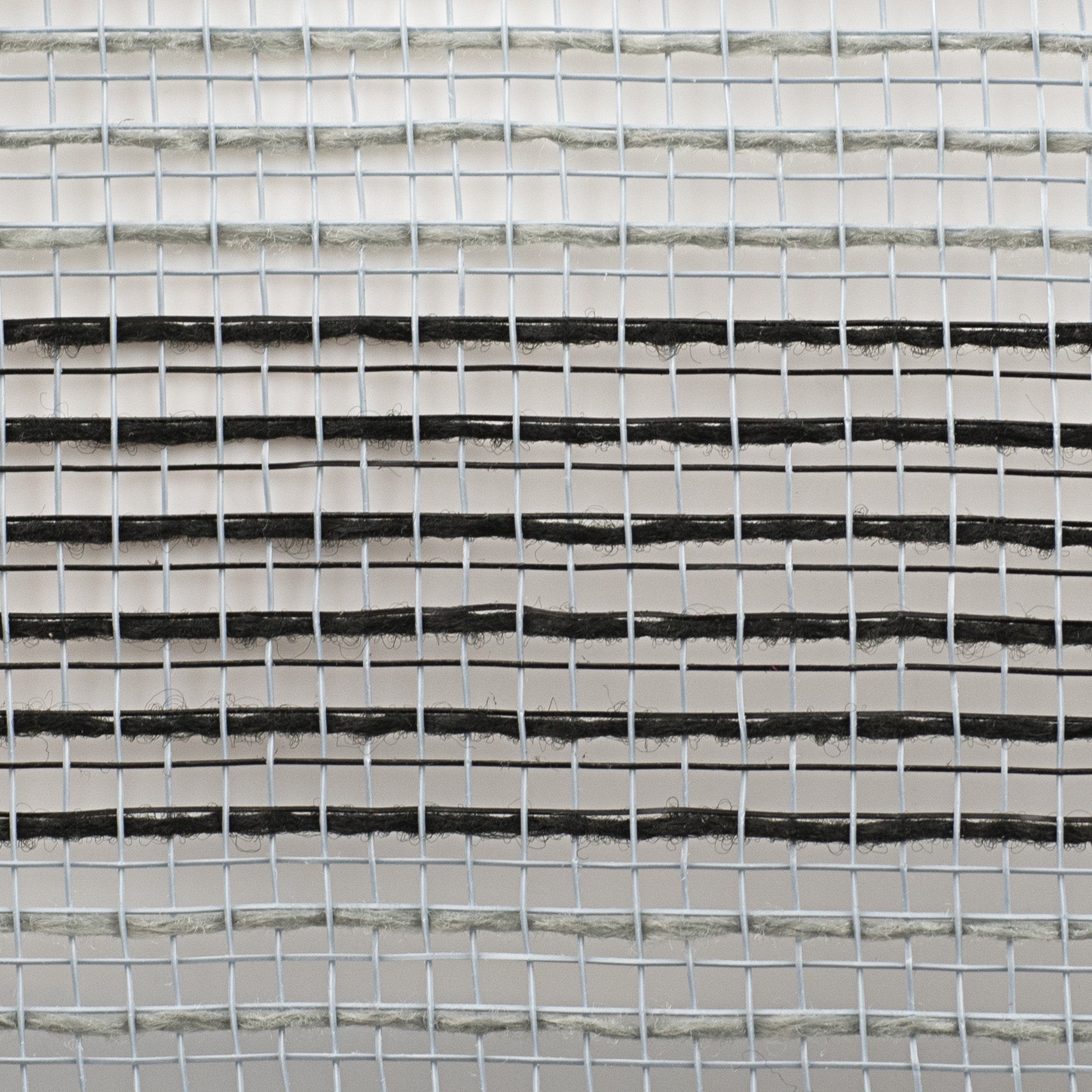 10" Thin Stripe Fabric Mesh: Grey & Black detail photo 3