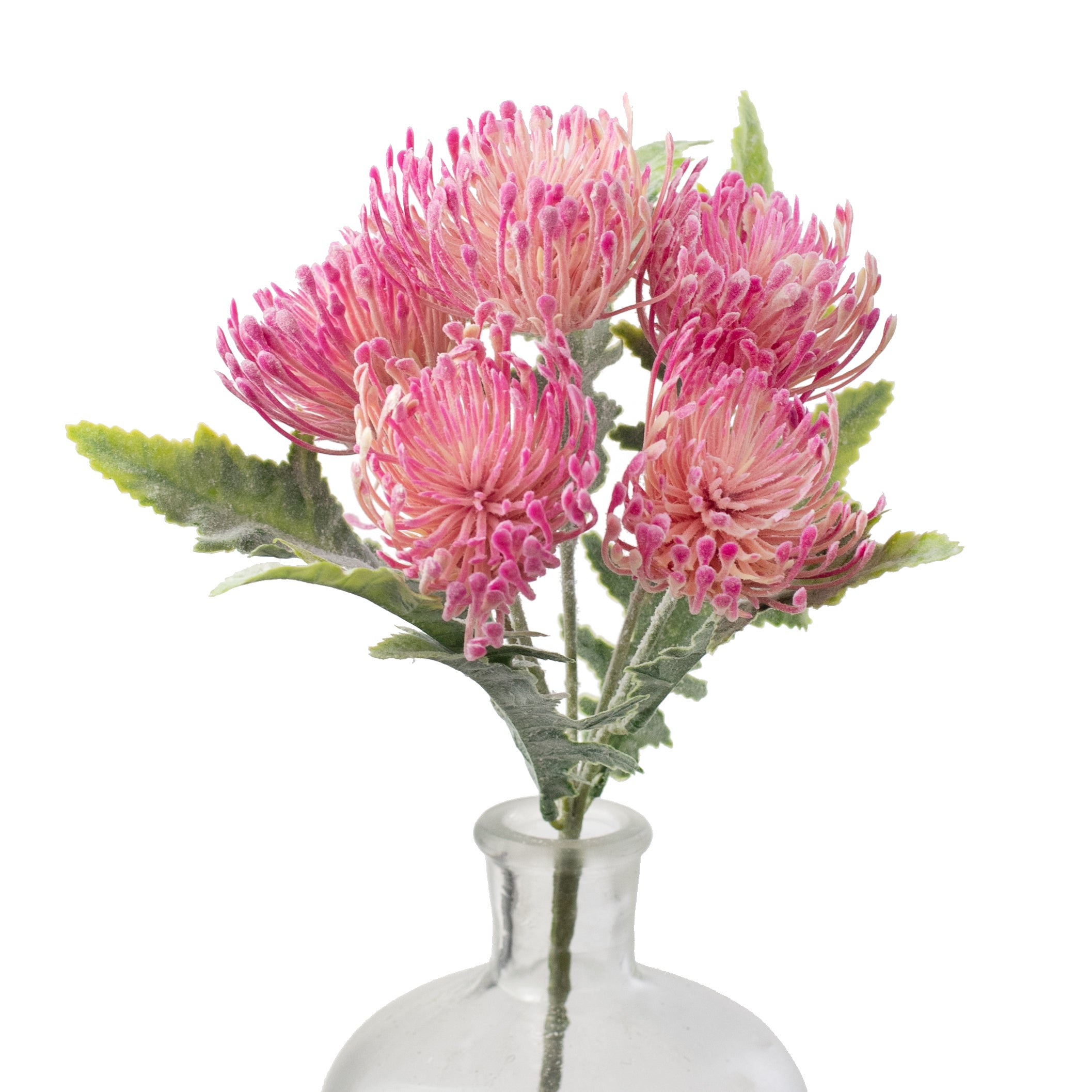 15" Thistle Floral Bouquet: Fuchsia Pink Item Number: 84236-BTY