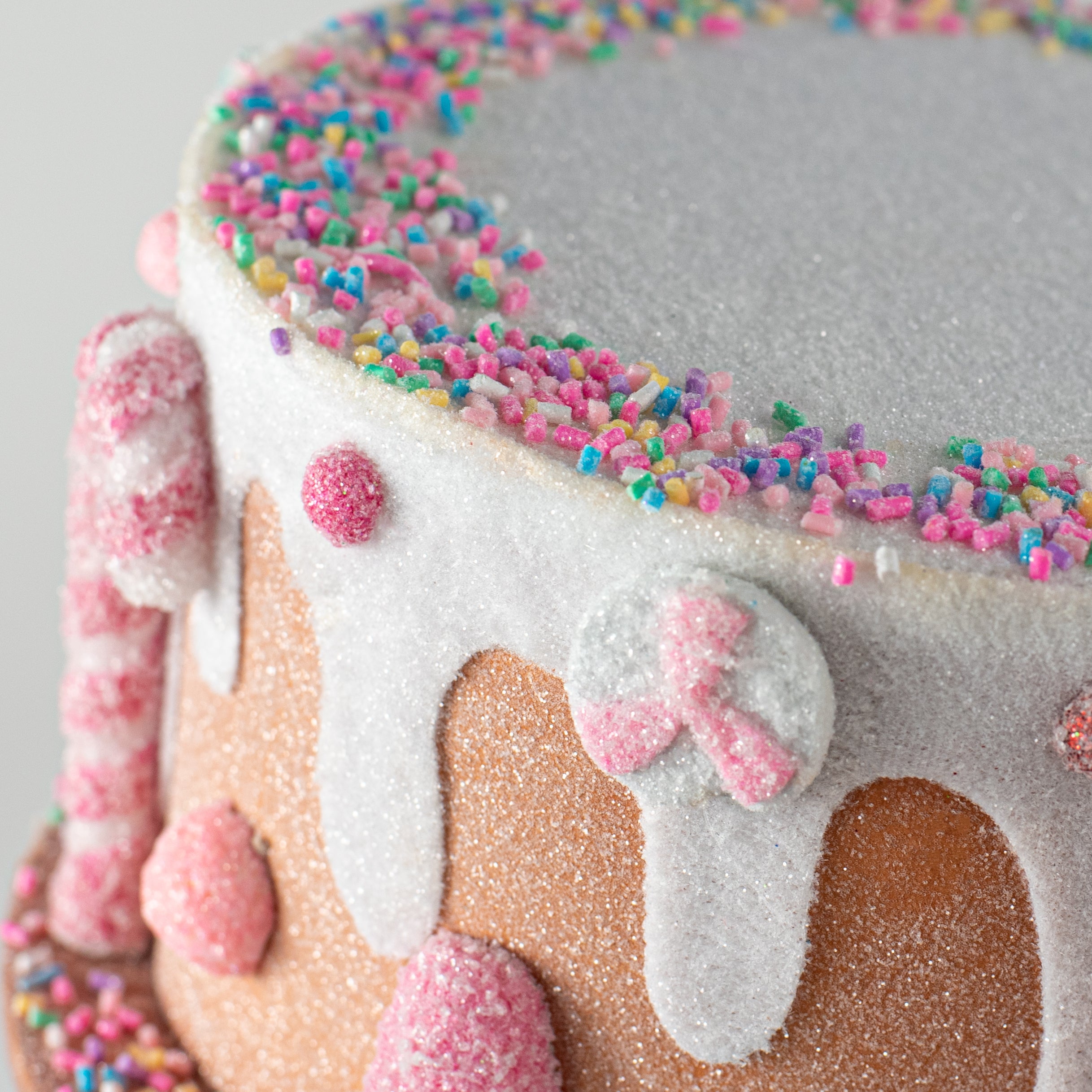 9" 2-Tier Christmas Candy Cake Decoration detail photo 4