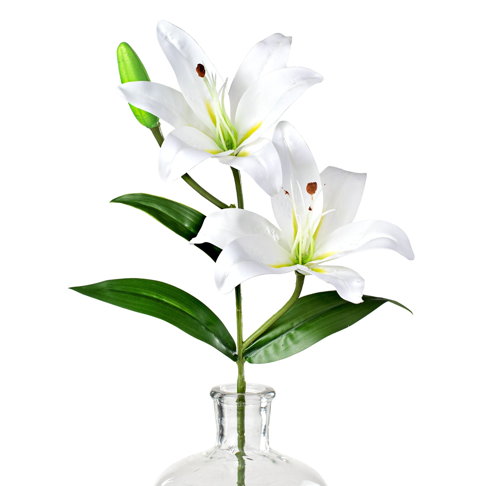 artificial white tiger lilies 24 Tiger Lily Spray