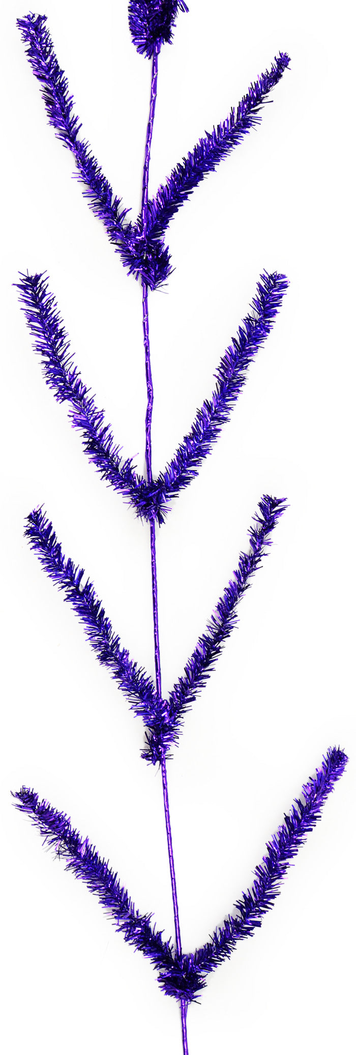 Tinsel Work Garland: Metallic Purple (9 ft) Item Number: XX752523