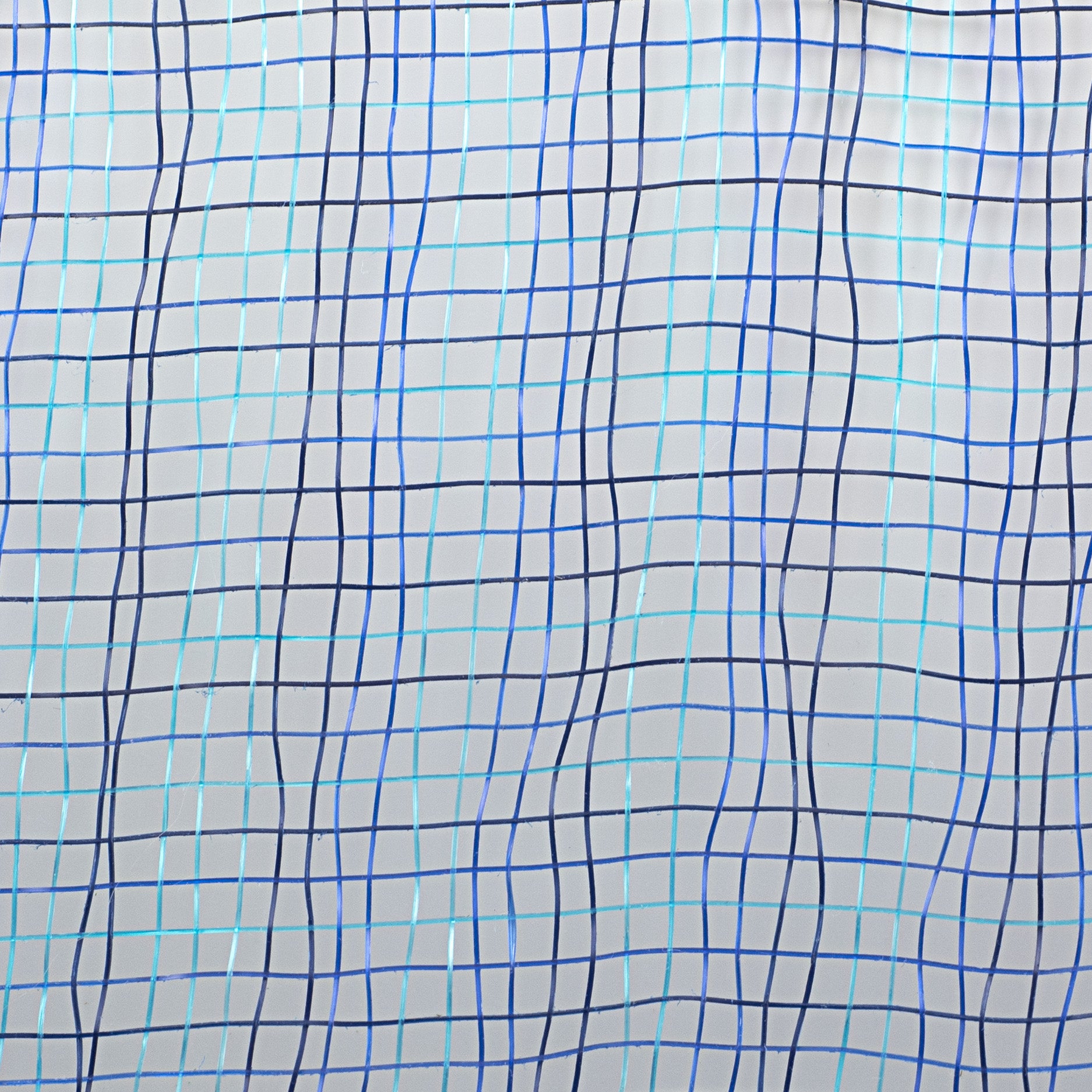 10" Tweed Deco Mesh: Navy & Royal detail photo 3