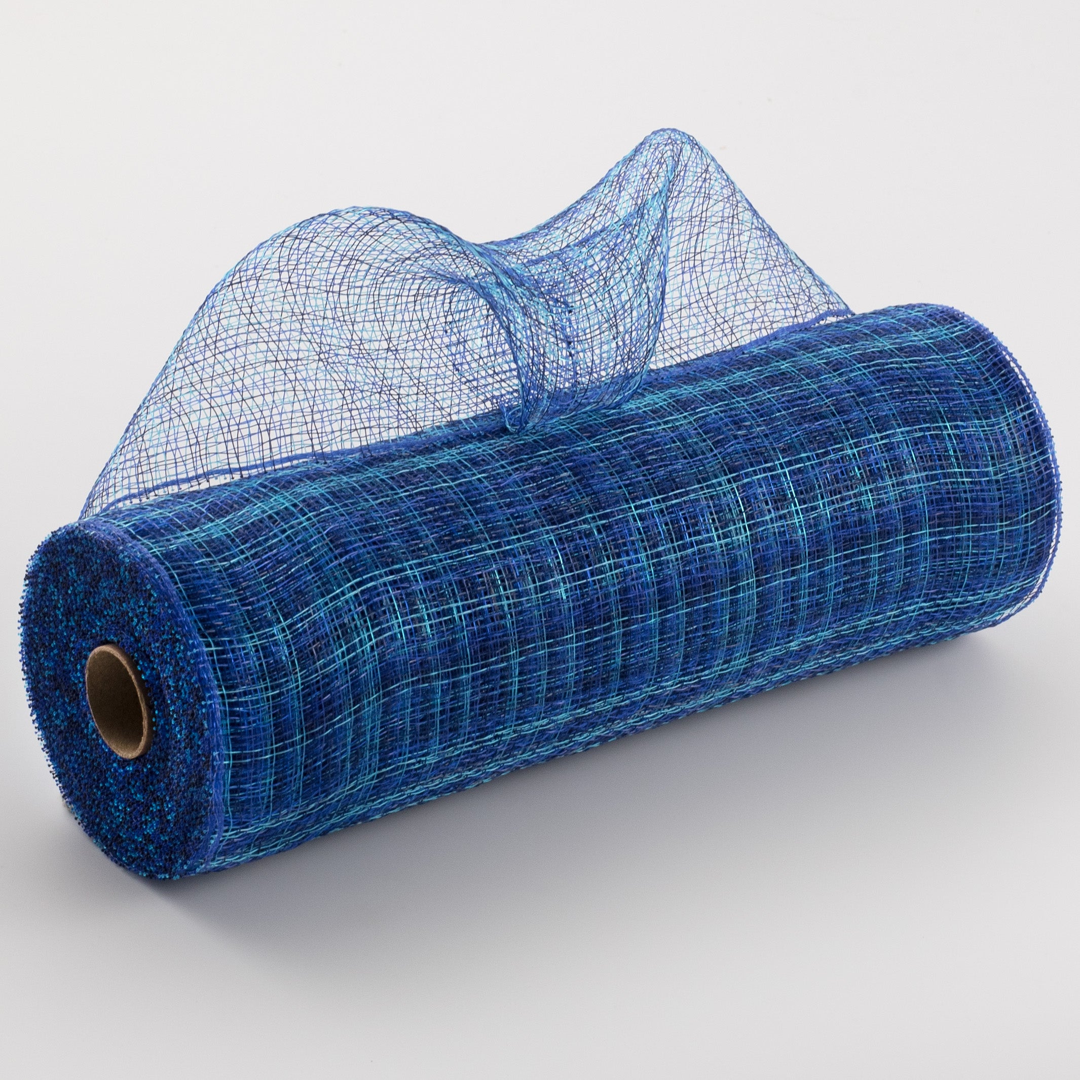10" Tweed Deco Mesh: Navy & Royal Item Number: XB108510-25