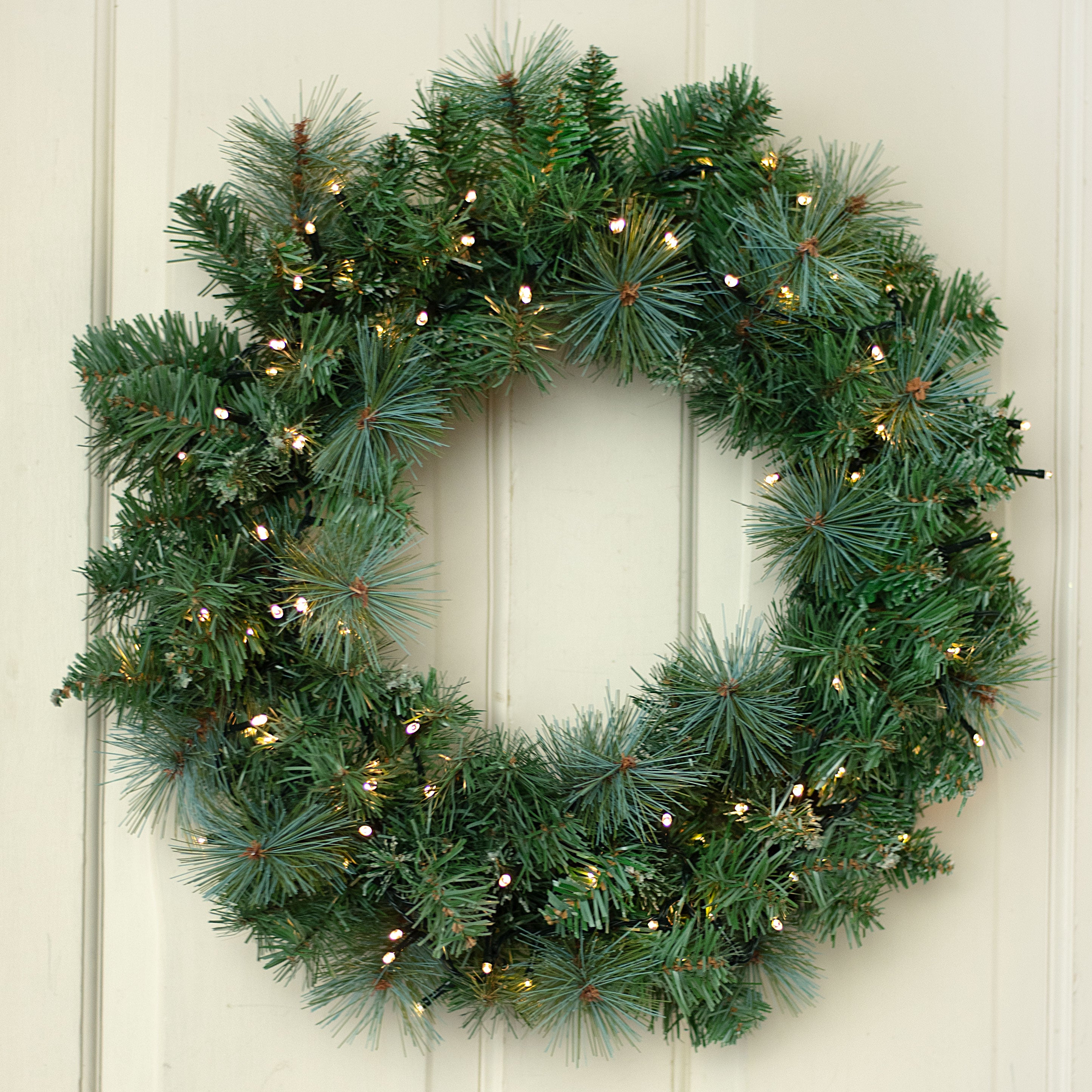 130" Twinkle Lights With Timer & Remote: Warm White, Green Lifestyle Photo