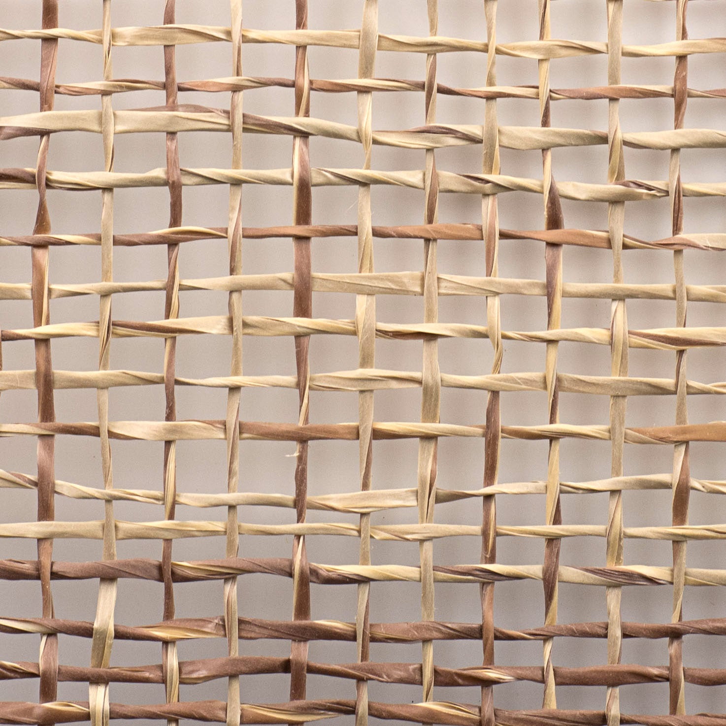 10" Two-Tone Poly Burlap Mesh: Beige & Brown detail photo 3