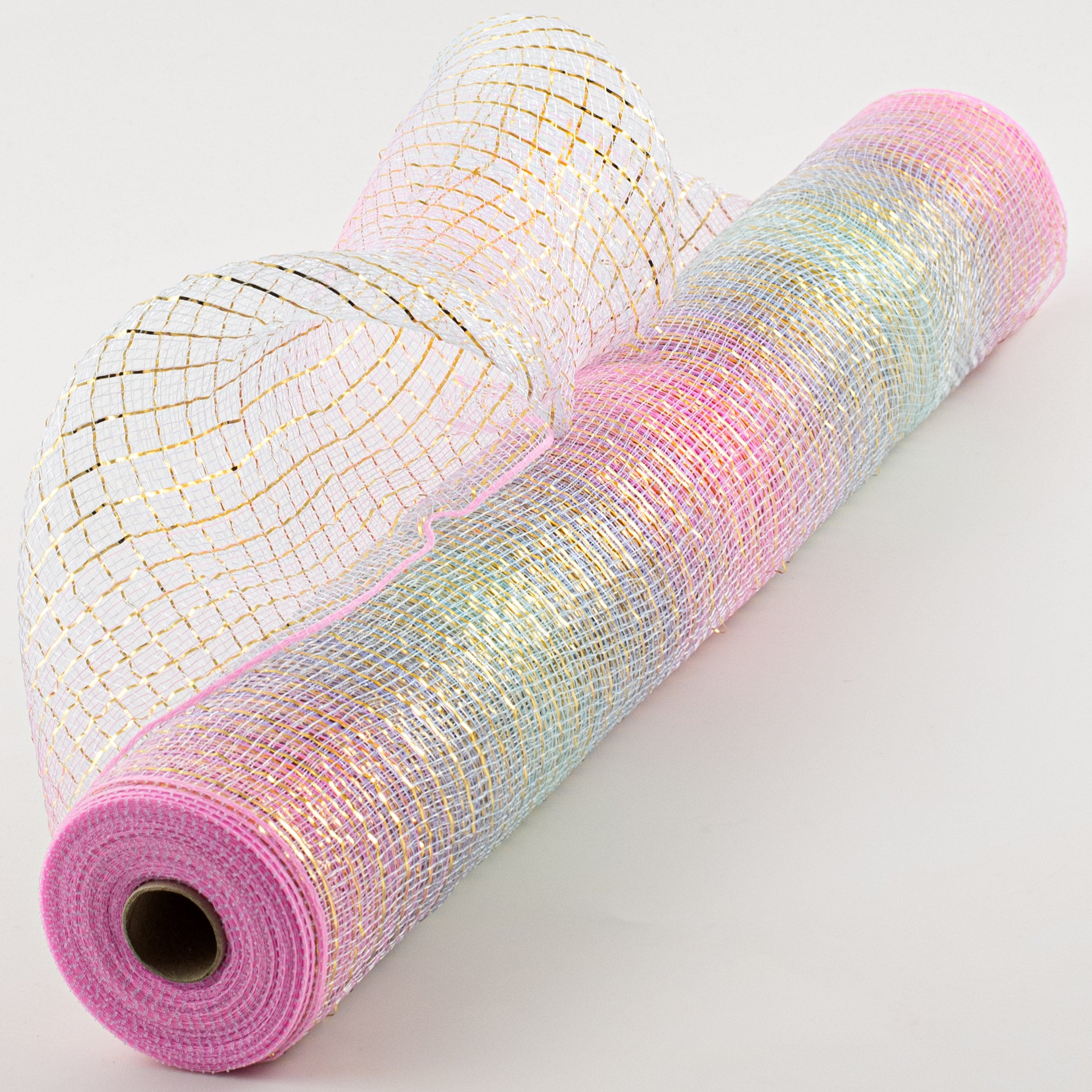 21" Unicorn Ombré Mesh: Gold & Pastels Item Number: XB1022-15