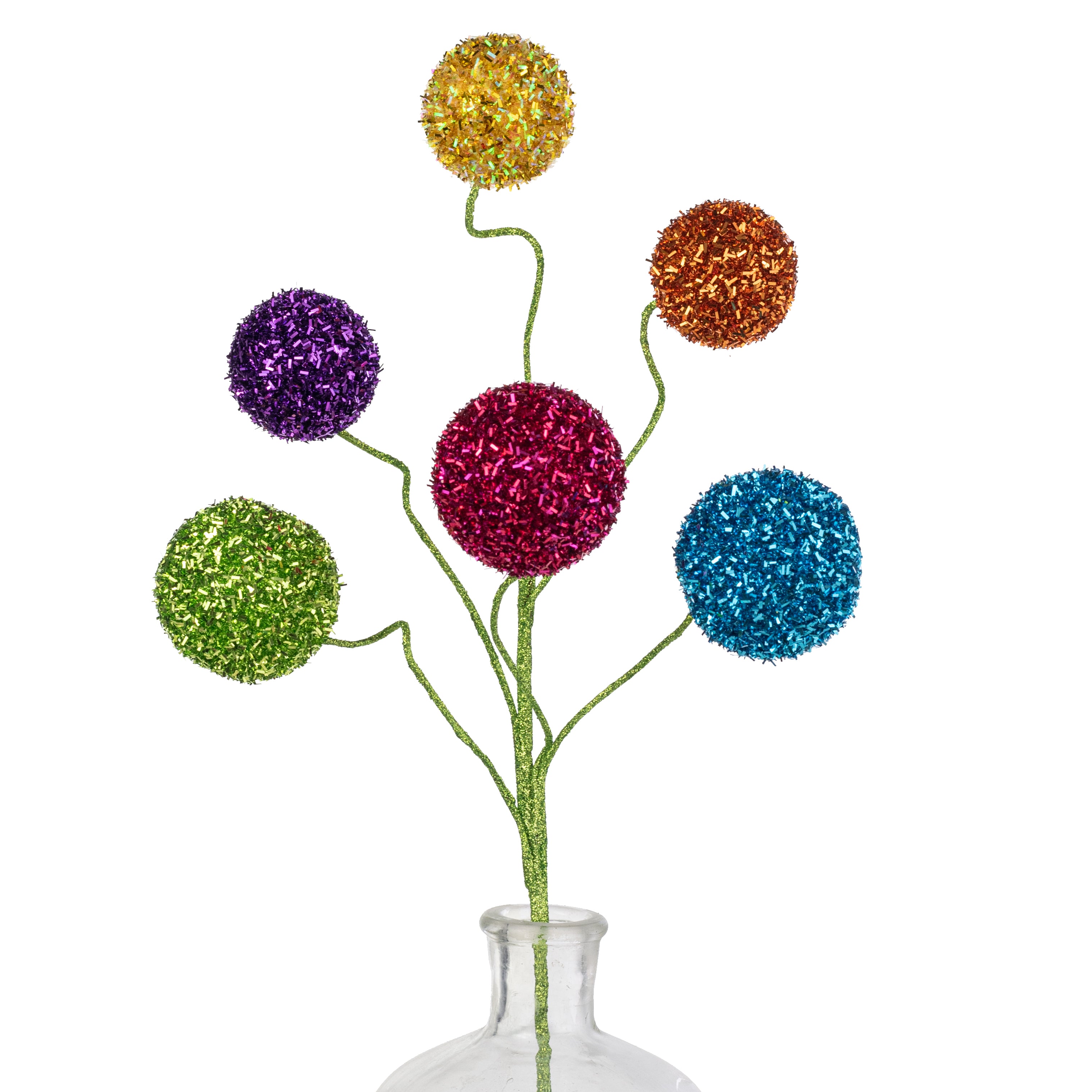 20" V-Cut Foil Ball Spray: Fiesta Multicolor Item Number: XS1311JC
