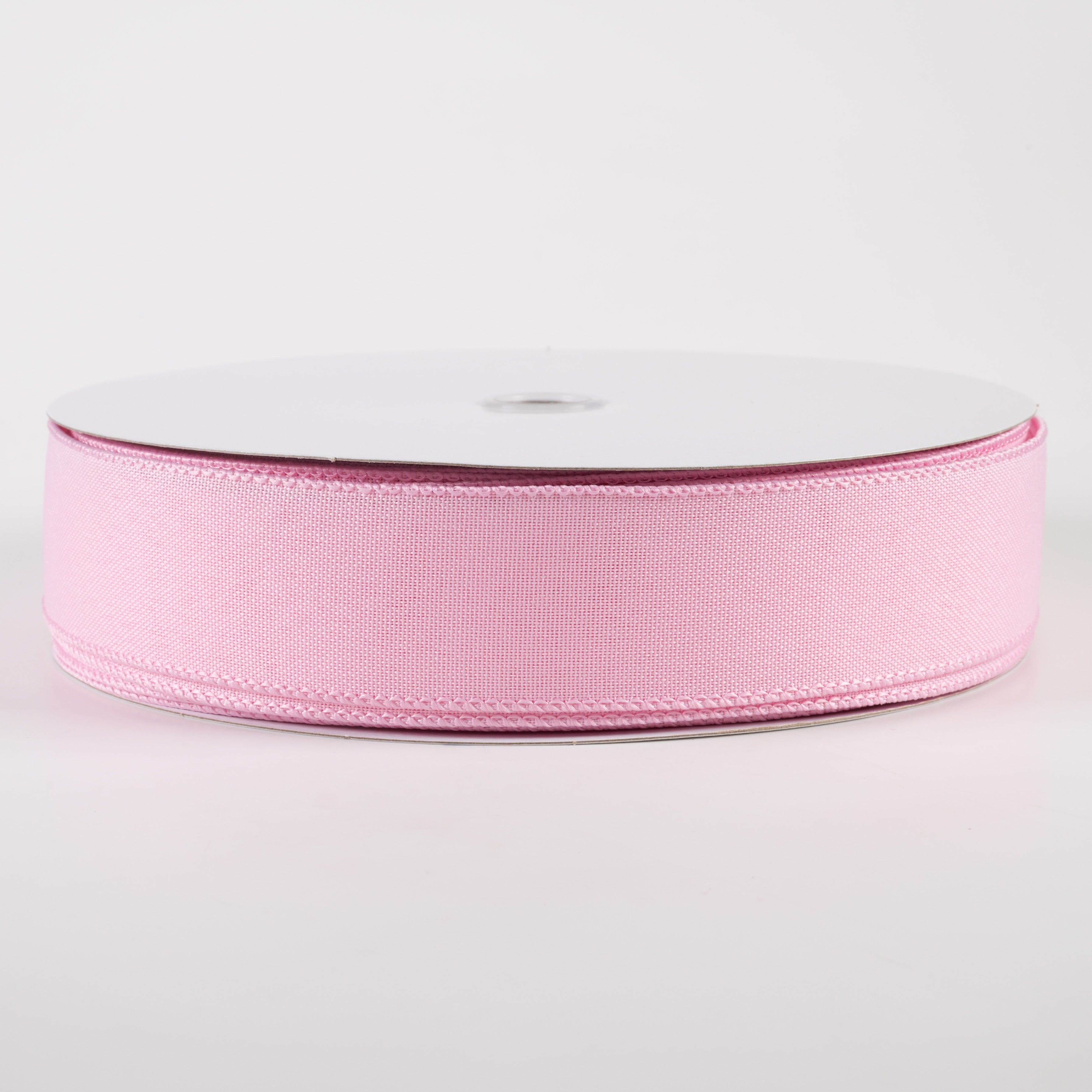1.5" Value Faux Burlap Ribbon: Pink (50 Yards)