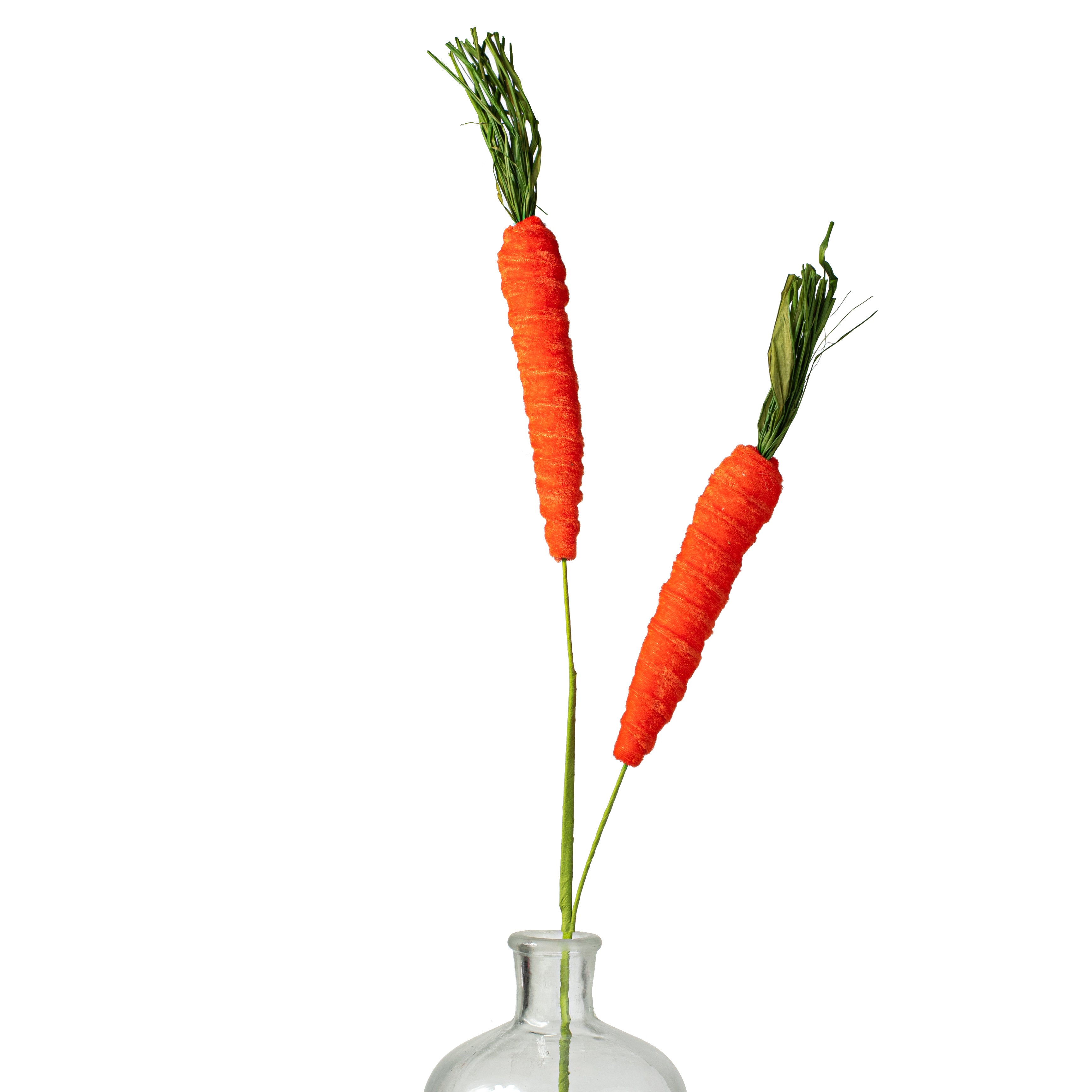 30" Velvet Carrot Spray: Orange Item Number: 63436OR