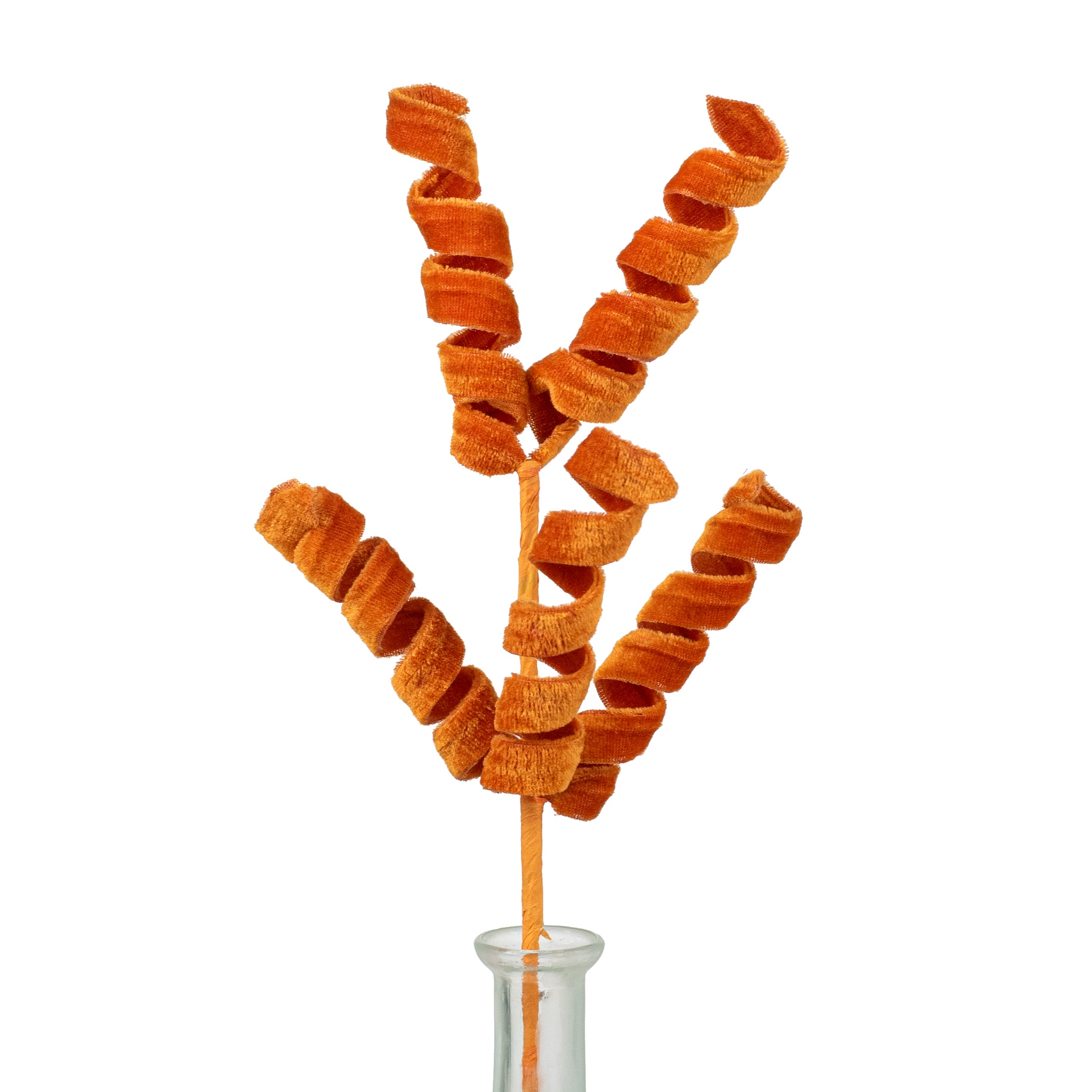 16" Velvet Curly Pick: Rust Orange Item Number: 57063OR
