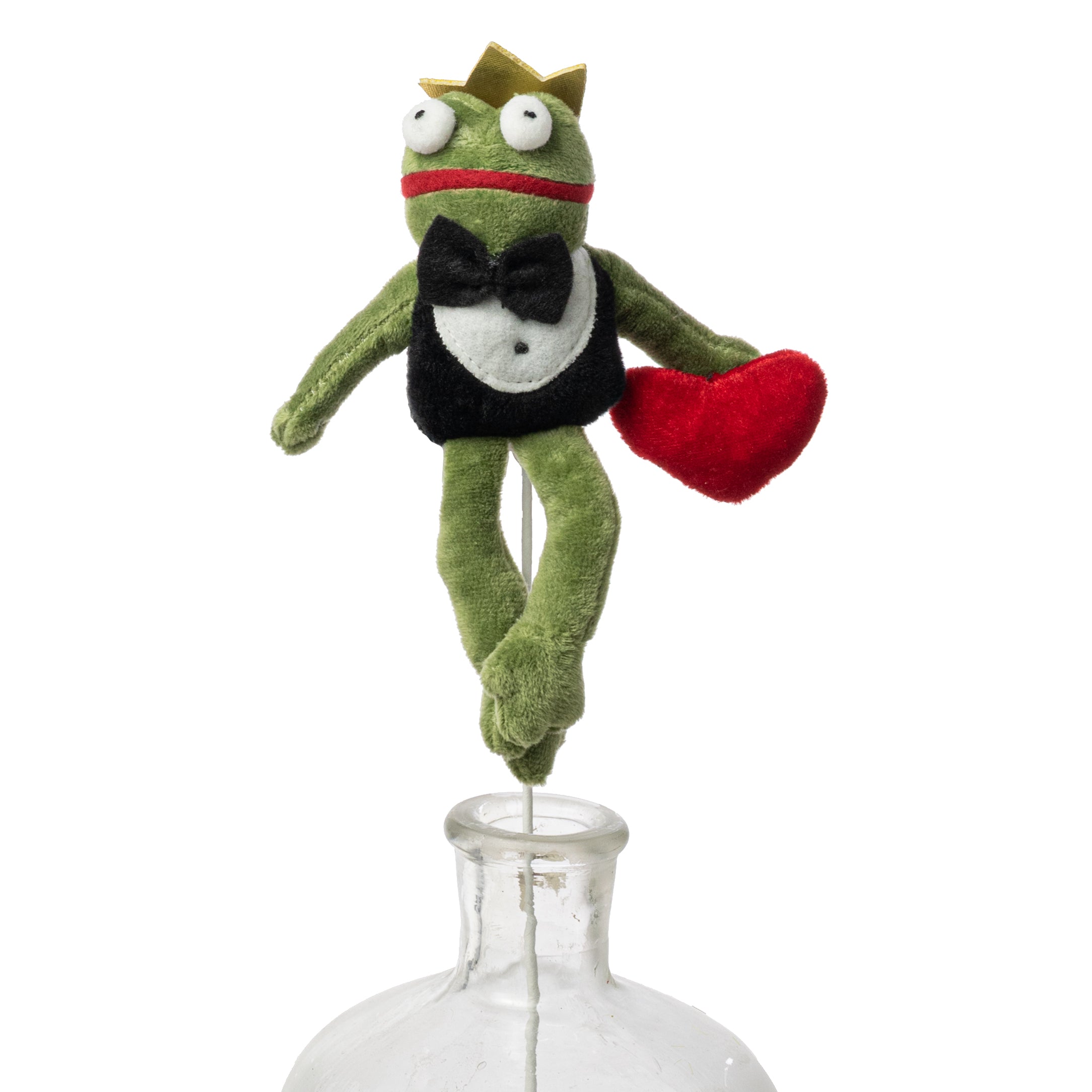 15" Velvet & Felt Frog Prince Pick Item Number: MN0451