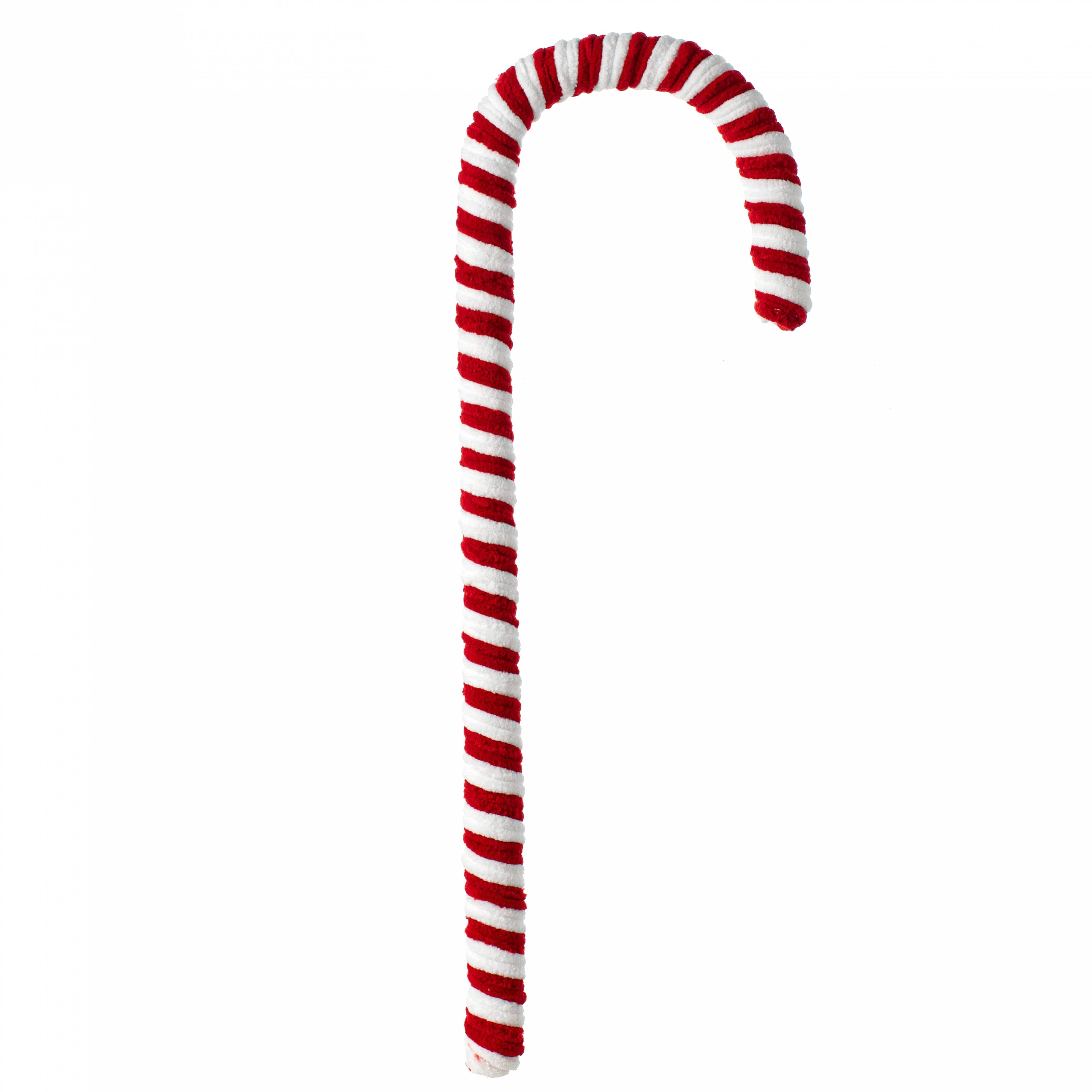 28" Velvet Peppermint Candy Cane Stick detail photo 4