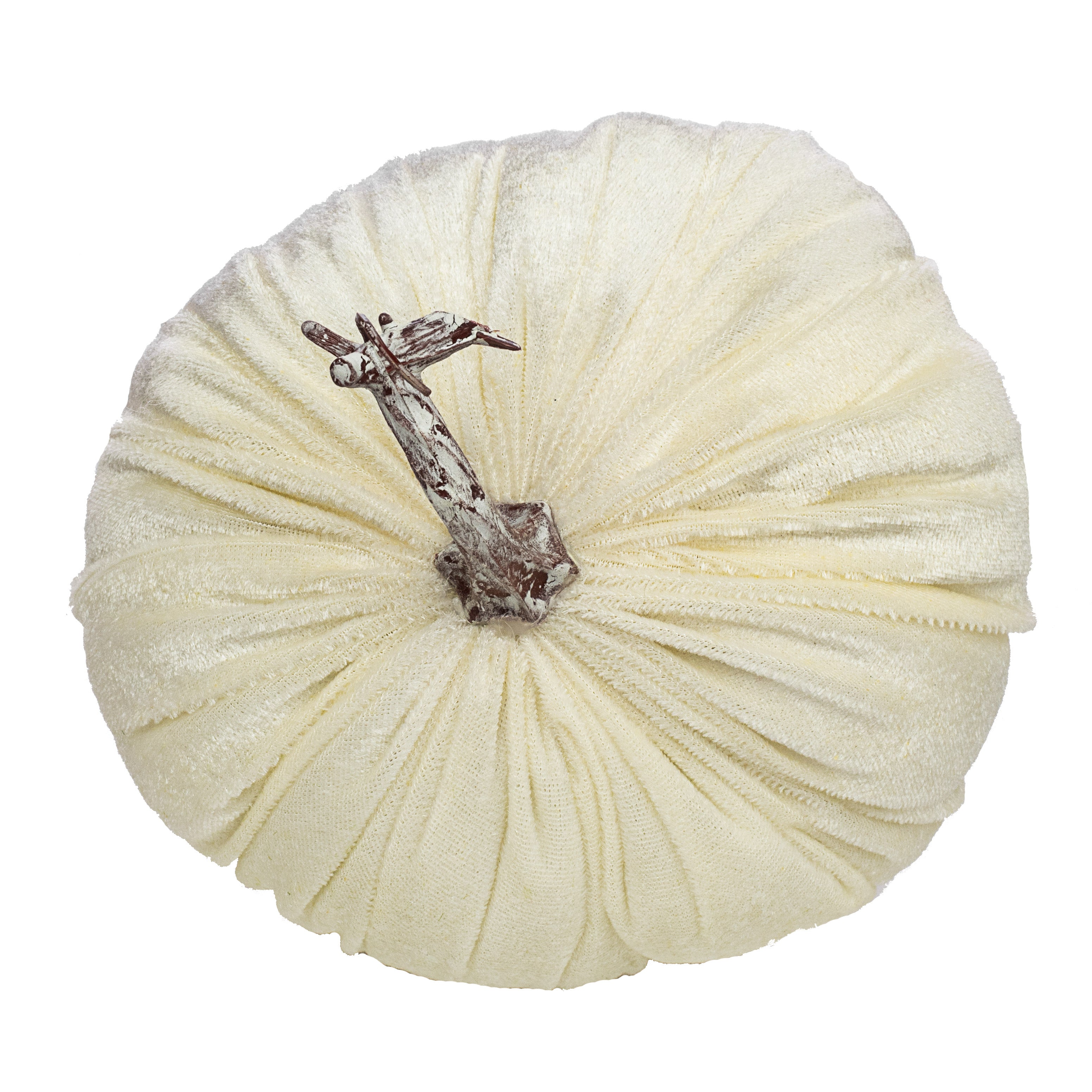 7" Velvet Pumpkin: Ivory detail photo 3
