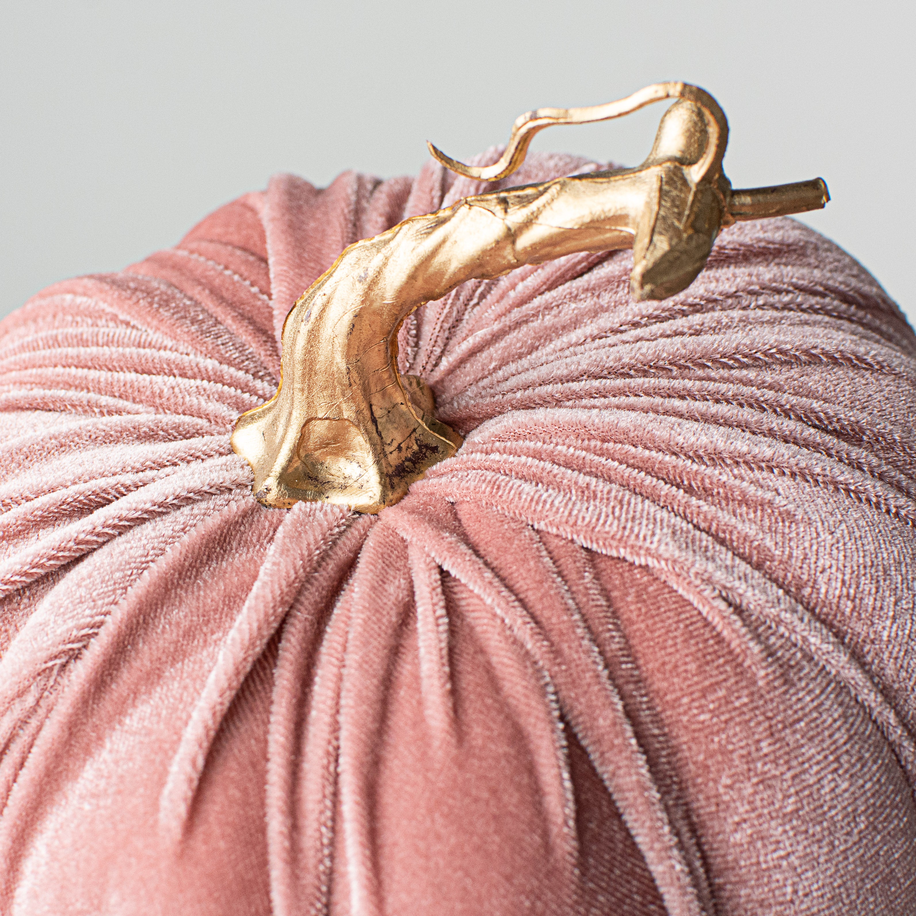 7" Velvet Pumpkin: Pink With Gold detail photo 3