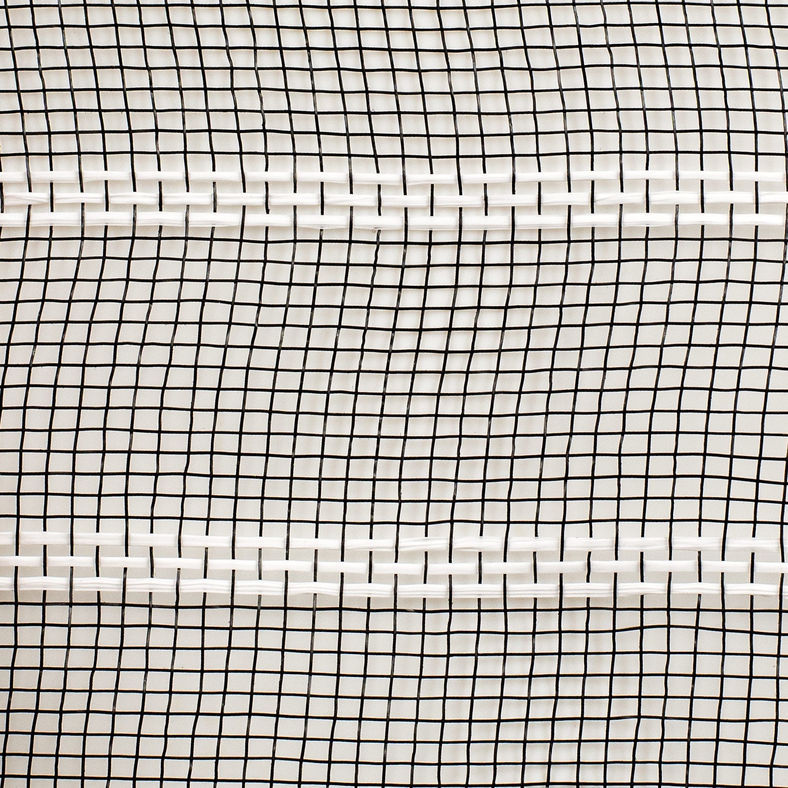10" Vertical Wide Stripe Mesh: Black & White detail photo 3