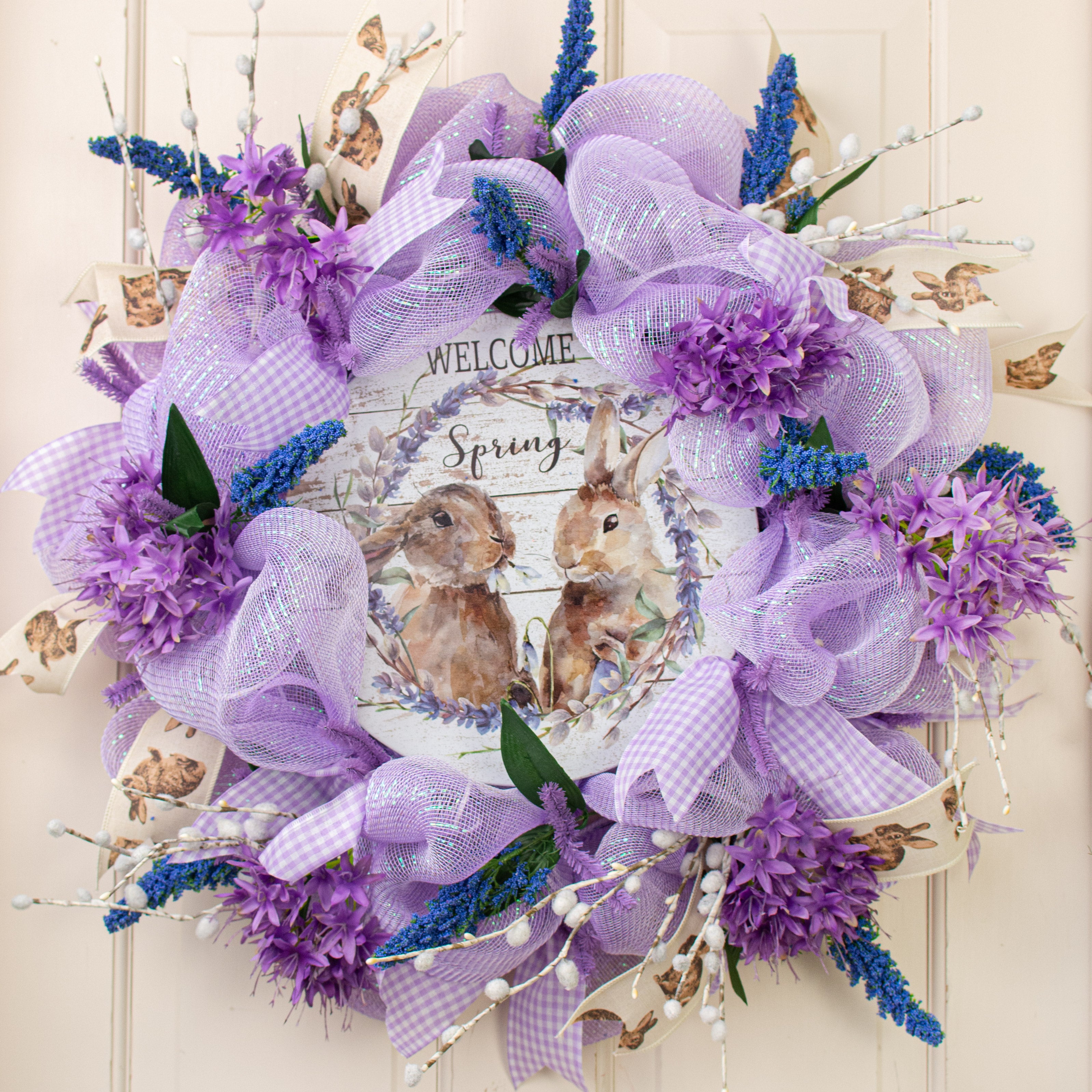 31" Viburnum Spray: Purple Lifestyle Photo