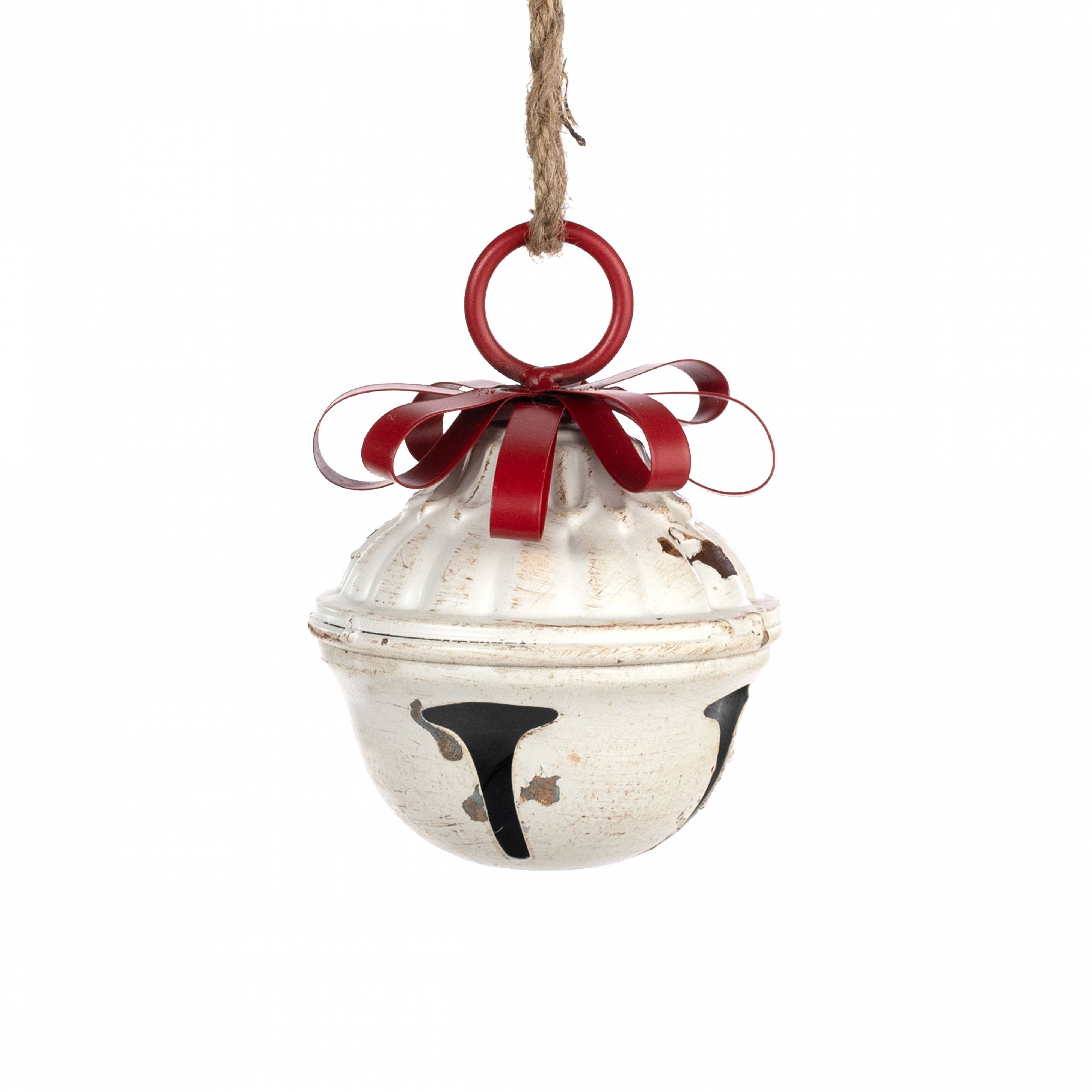 5" Vintage Acorn Bell Ornament: White Item Number: M32519