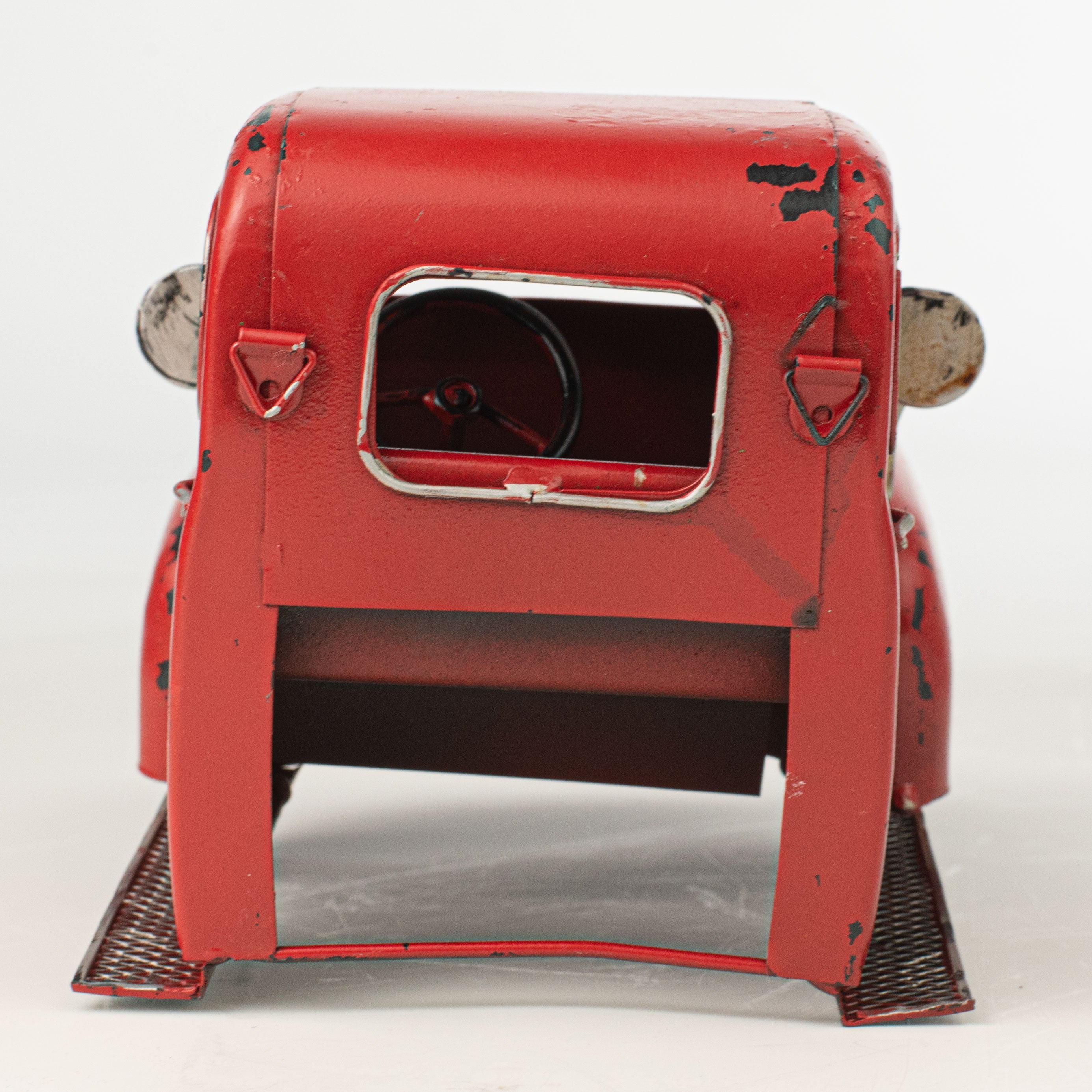 9" Vintage Truck Front: Red detail photo 3