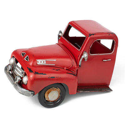 9" Vintage Truck Front: Red Item Number: AM0108