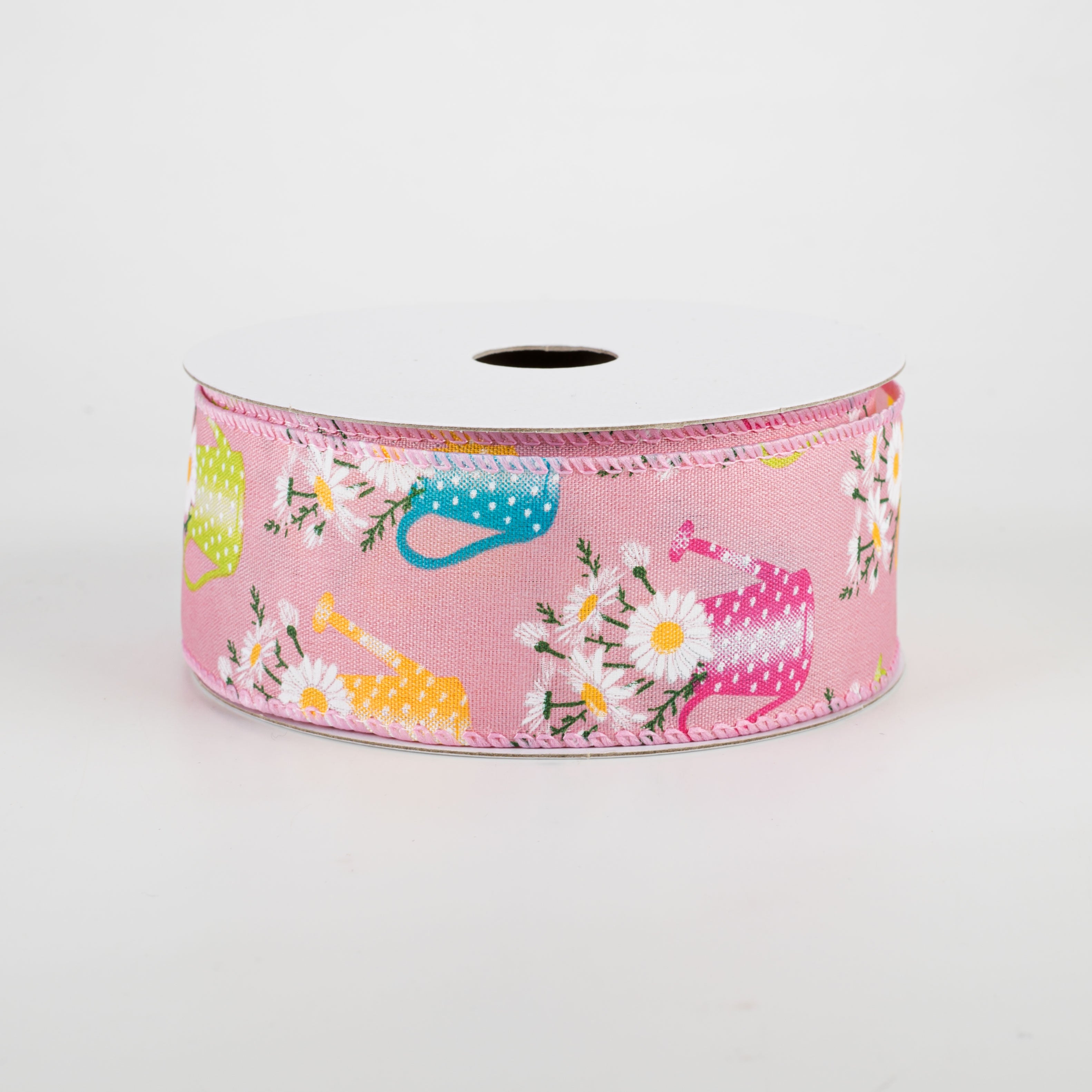 1.5" Watering Can Ribbon: Pink (10 Yards) Item Number: 41137-09-03
