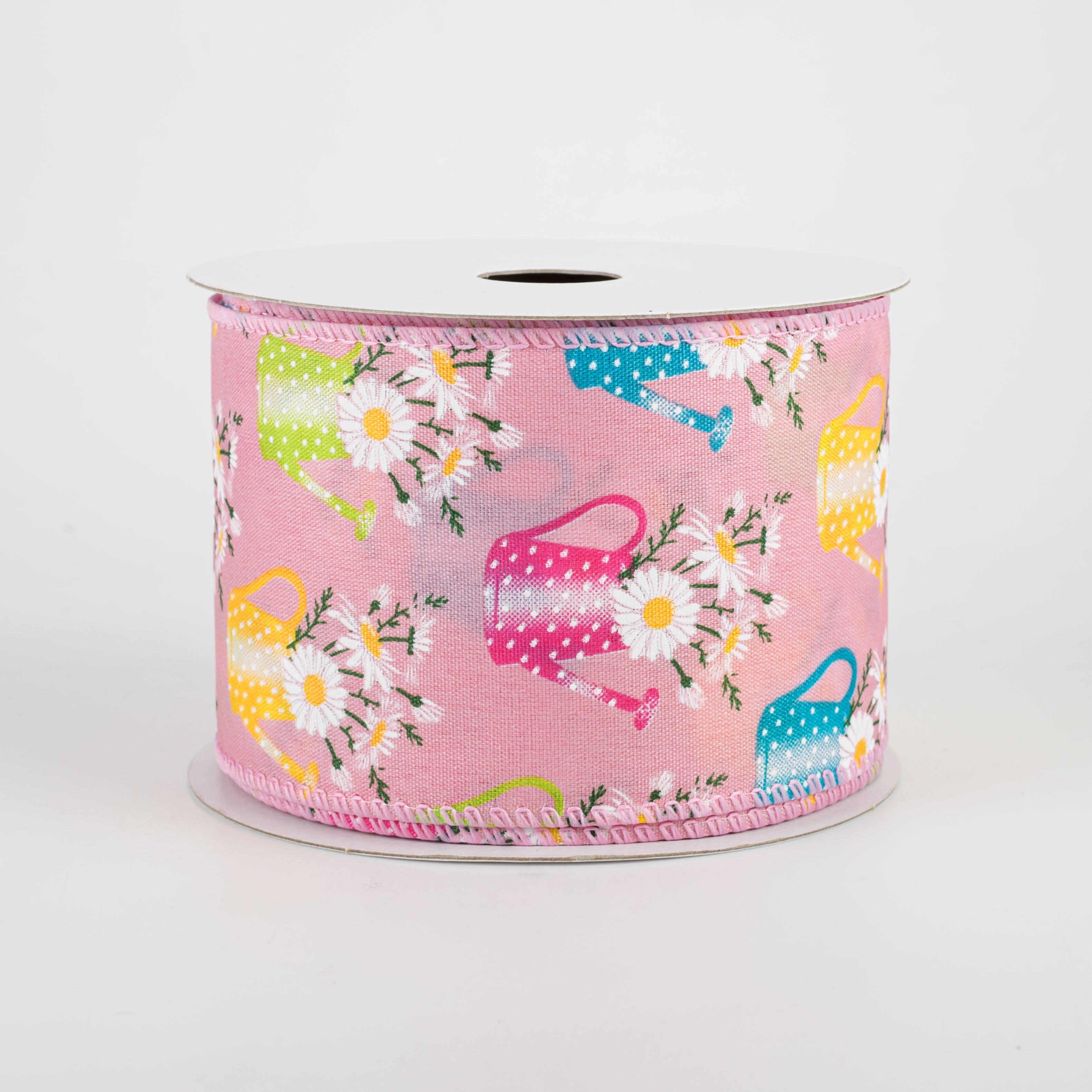 2.5" Watering Can Ribbon: Pink (10 Yards) Item Number: 41137-40-03