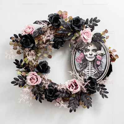 11" Waterproof Accent: Framed Steampunk Sugar Skull Lifestyle Photo