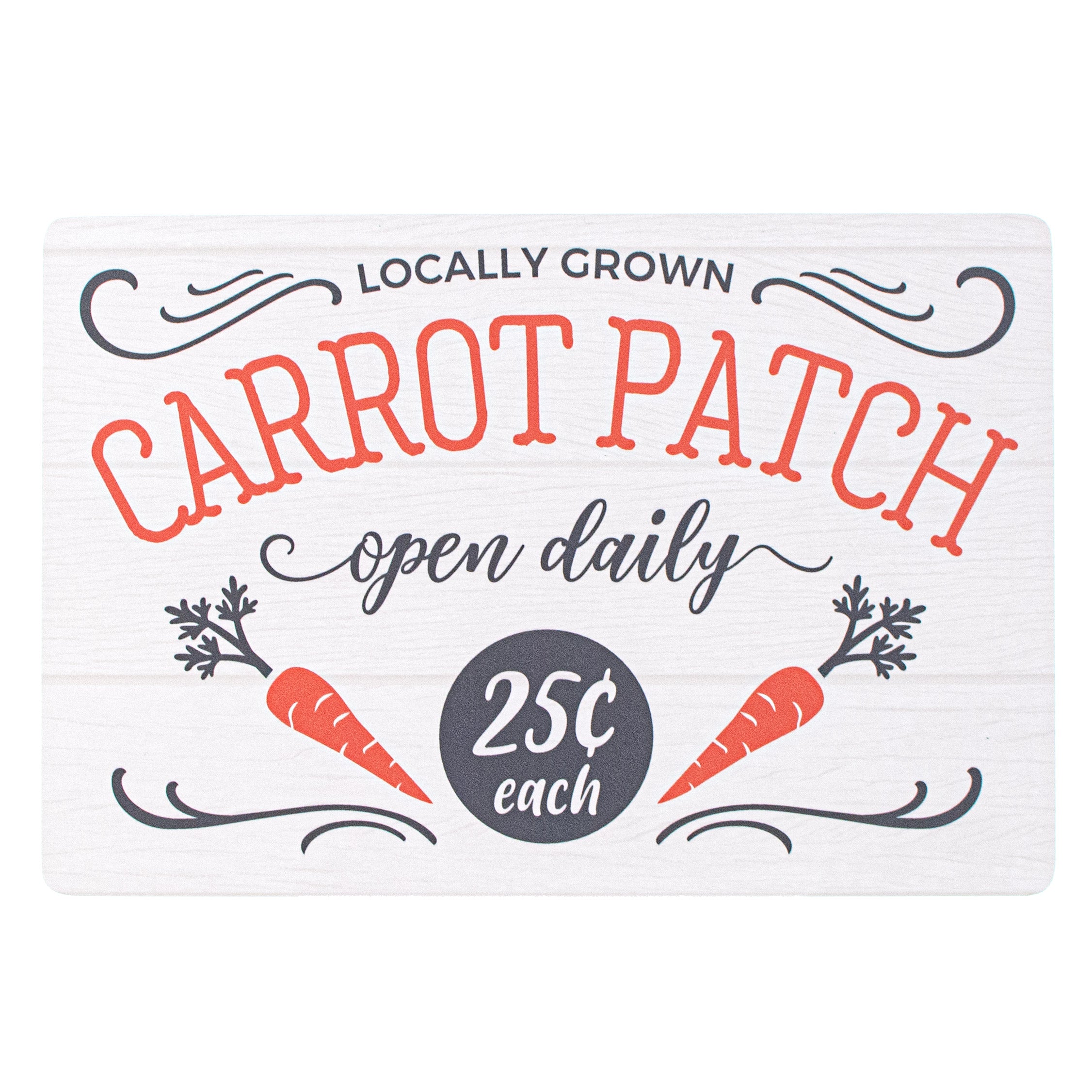 10" Waterproof Sign: Carrot Patch Item Number: CD0902NH