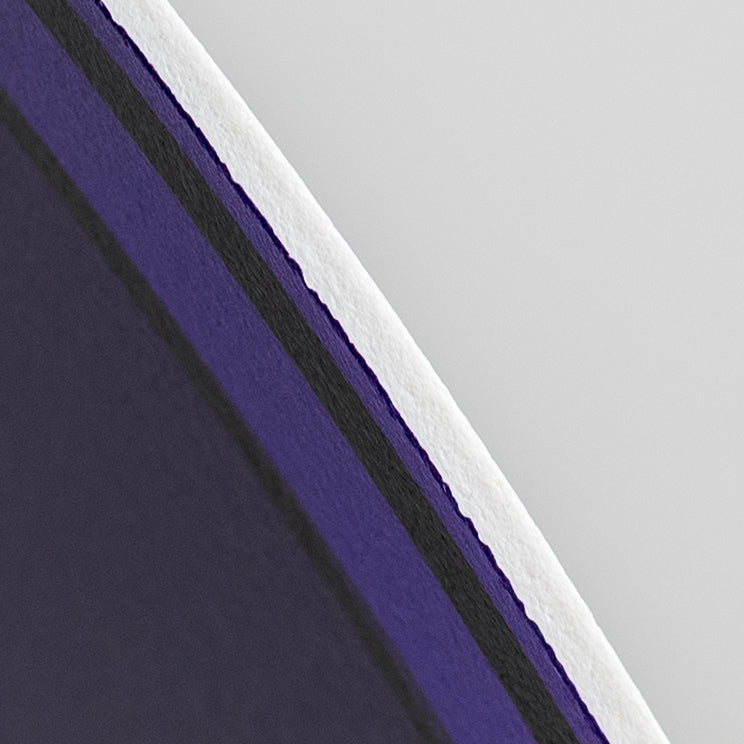 12" Waterproof Accent Sign: Doodle Cheer Megaphone Purple & White detail photo 3