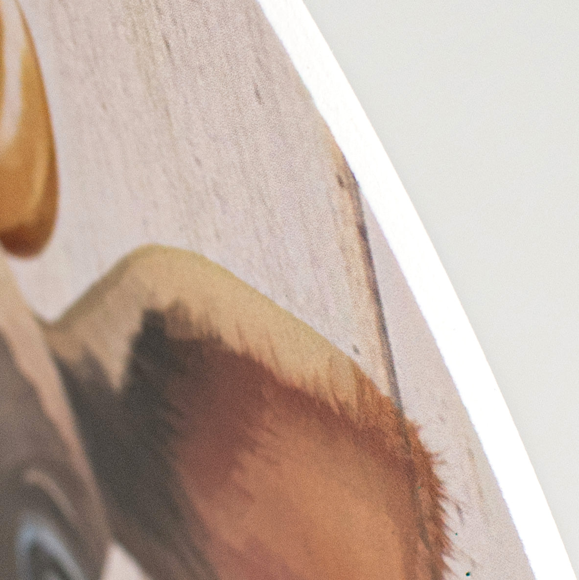 9.4" Waterproof Sign: Howdy Sunflower Cow detail photo 3