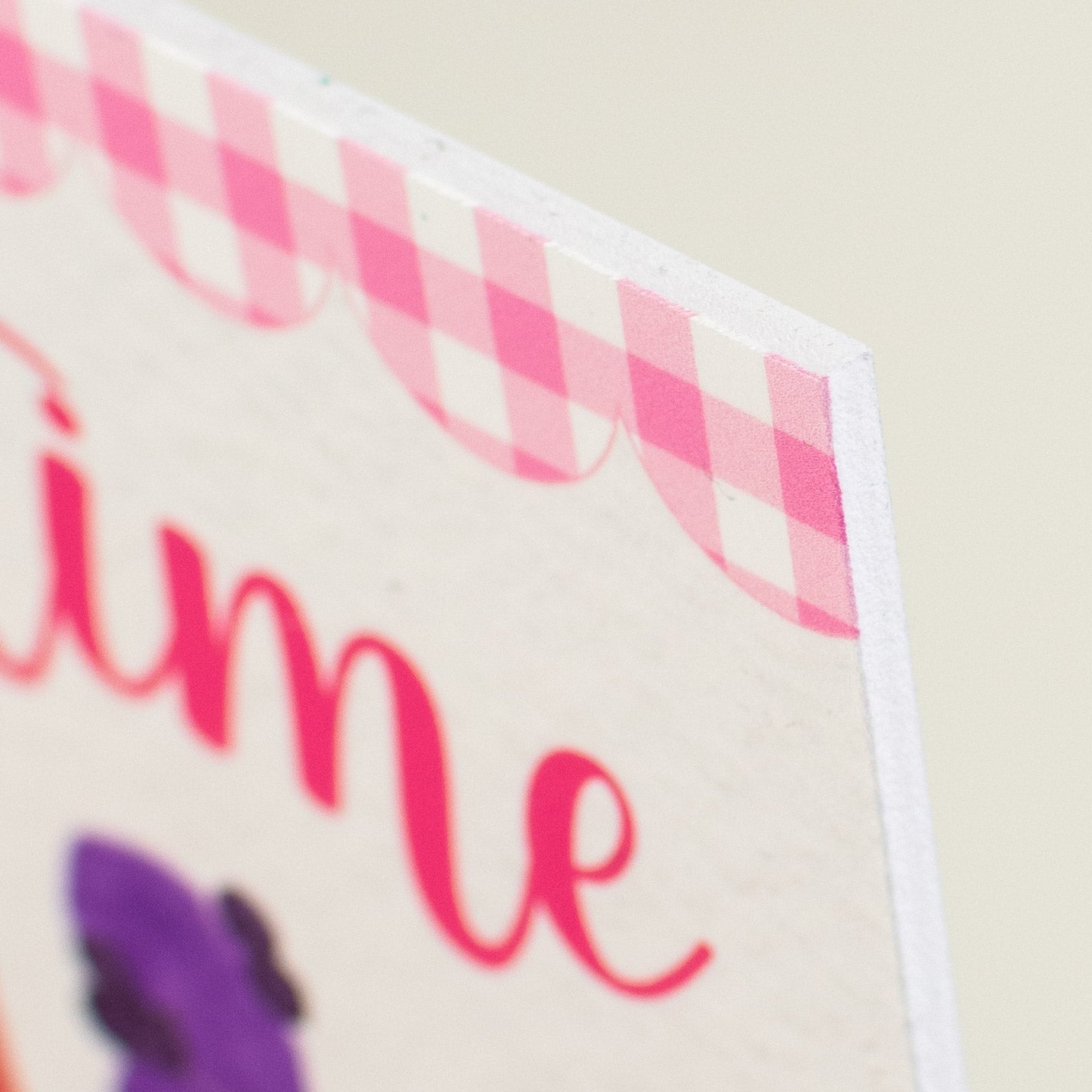 12" Waterproof Sign: Sweet Summertime Popsicles detail photo 3