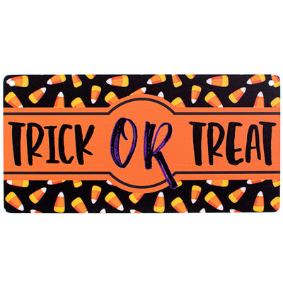 12" Waterproof Sign: Trick or Treat Candy Corn Item Number: CD0833AP