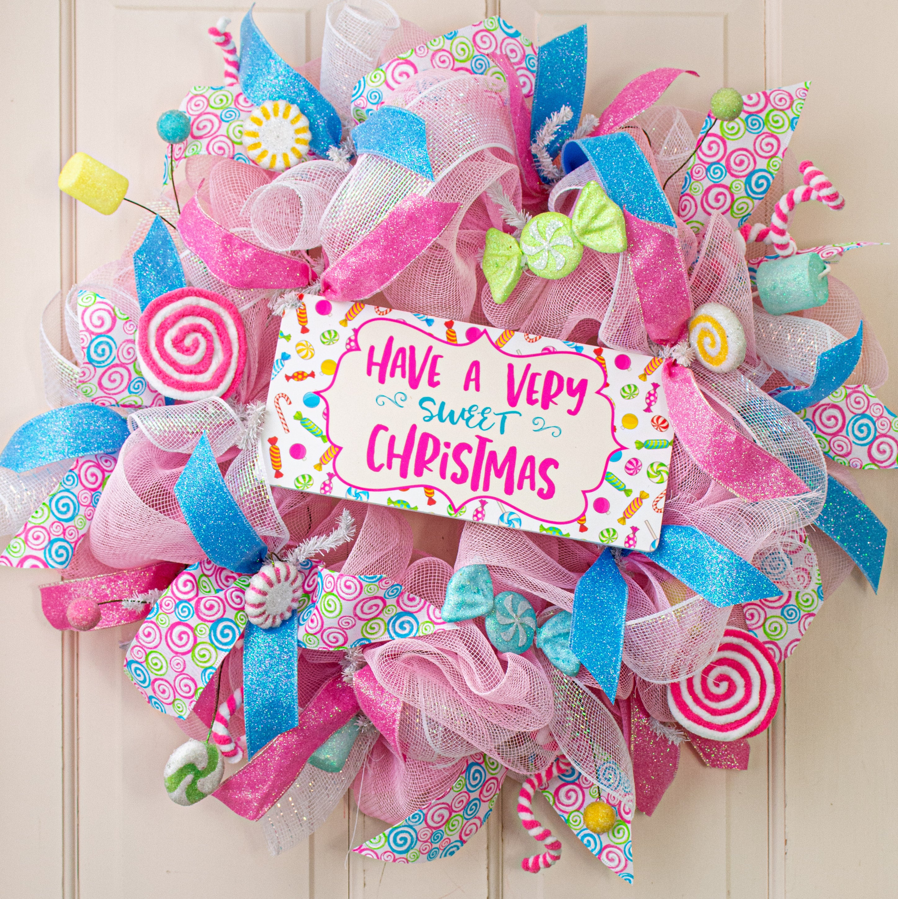 12" Waterproof Sign: Very Sweet Christmas Lifestyle Photo