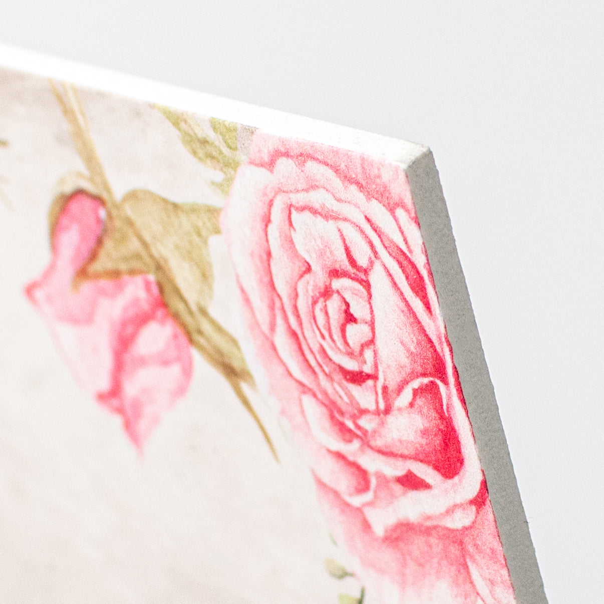 12" Waterproof Sign: Vintage Rose Welcome detail photo 3