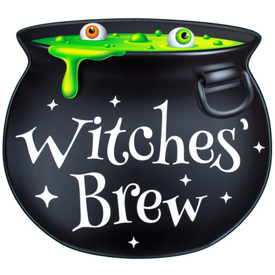 10" Waterproof Sign: Witches' Brew Eyeball Cauldron Item Number: CD1095NH